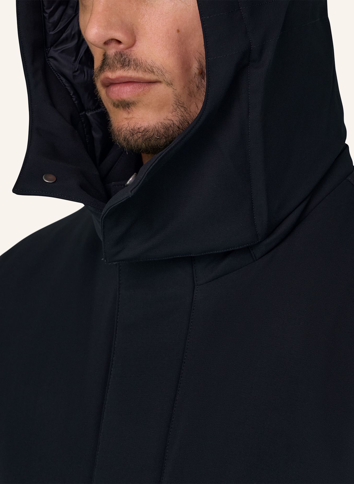 BOGGI MILANO Down coat: BLUE