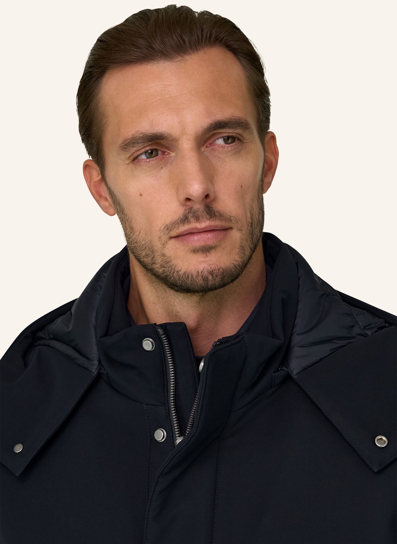 BOGGI MILANO Down coat: BLUE