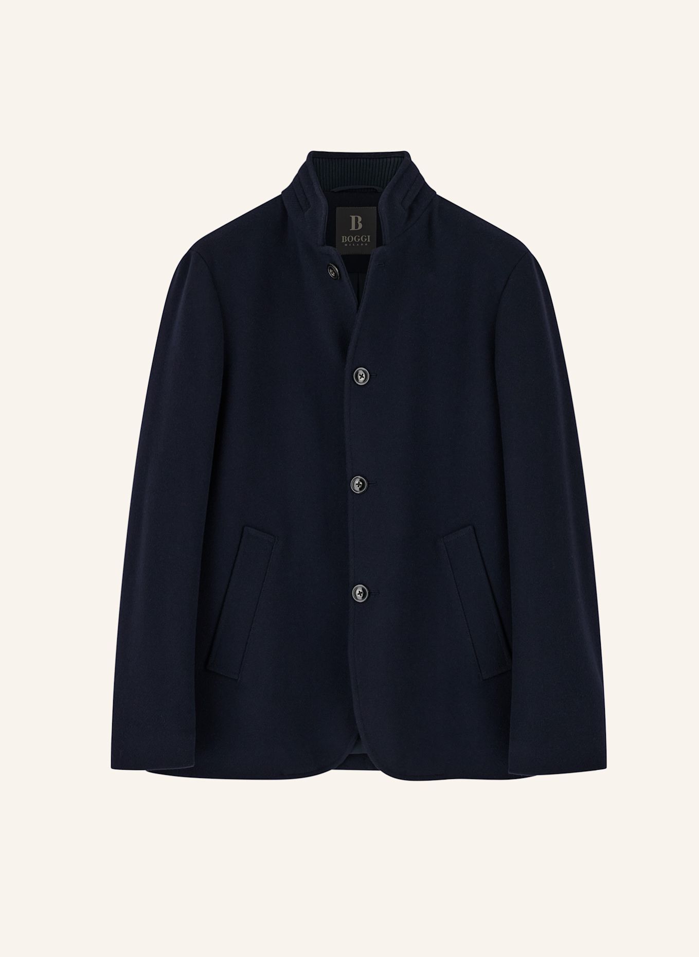 BOGGI MILANO Pea coat: BLUE