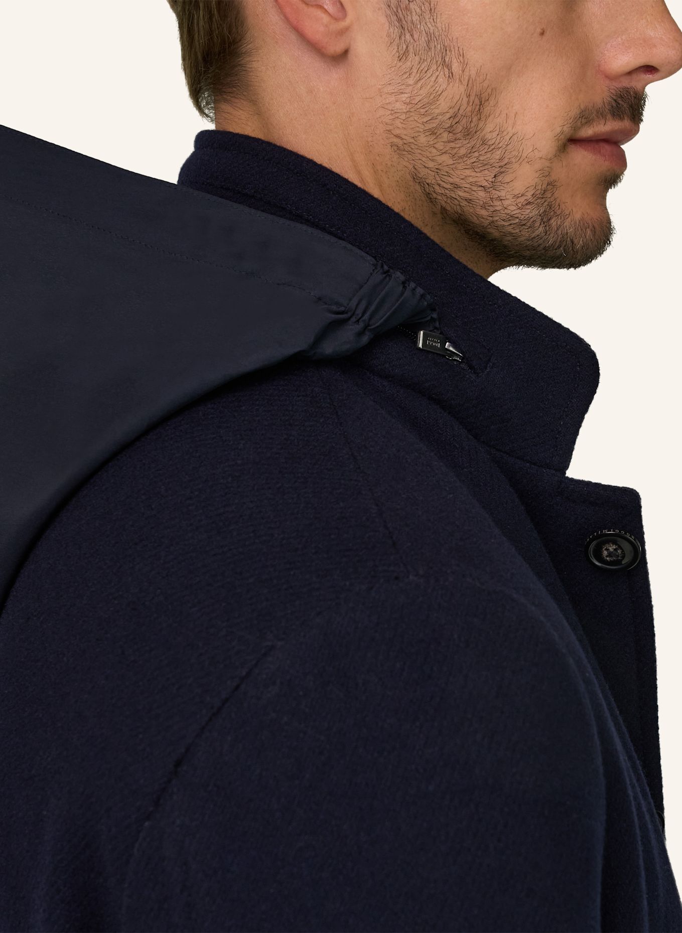 BOGGI MILANO Pea coat: BLUE