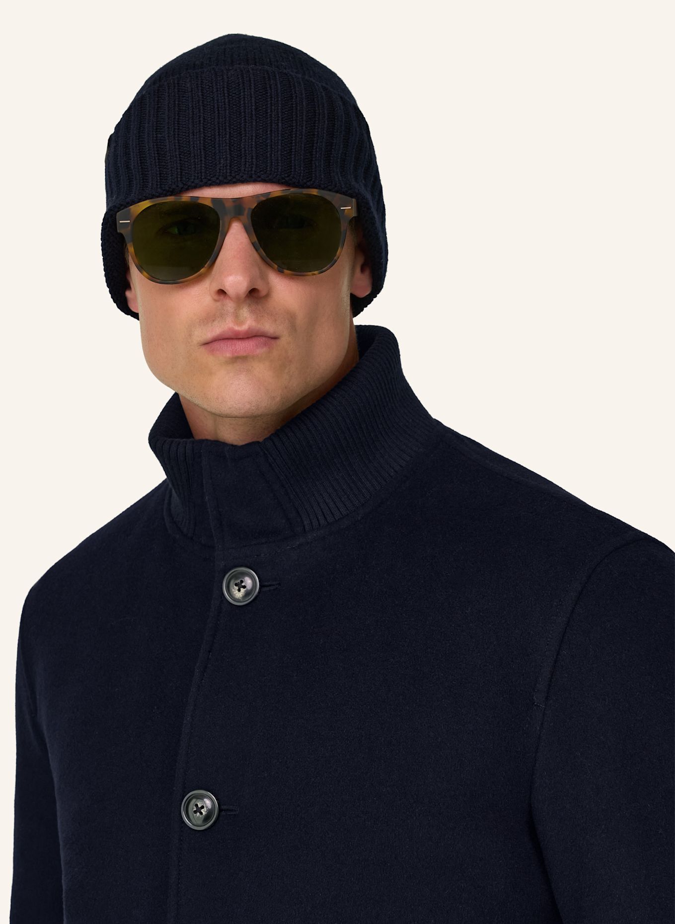 BOGGI MILANO Pea coat: BLUE