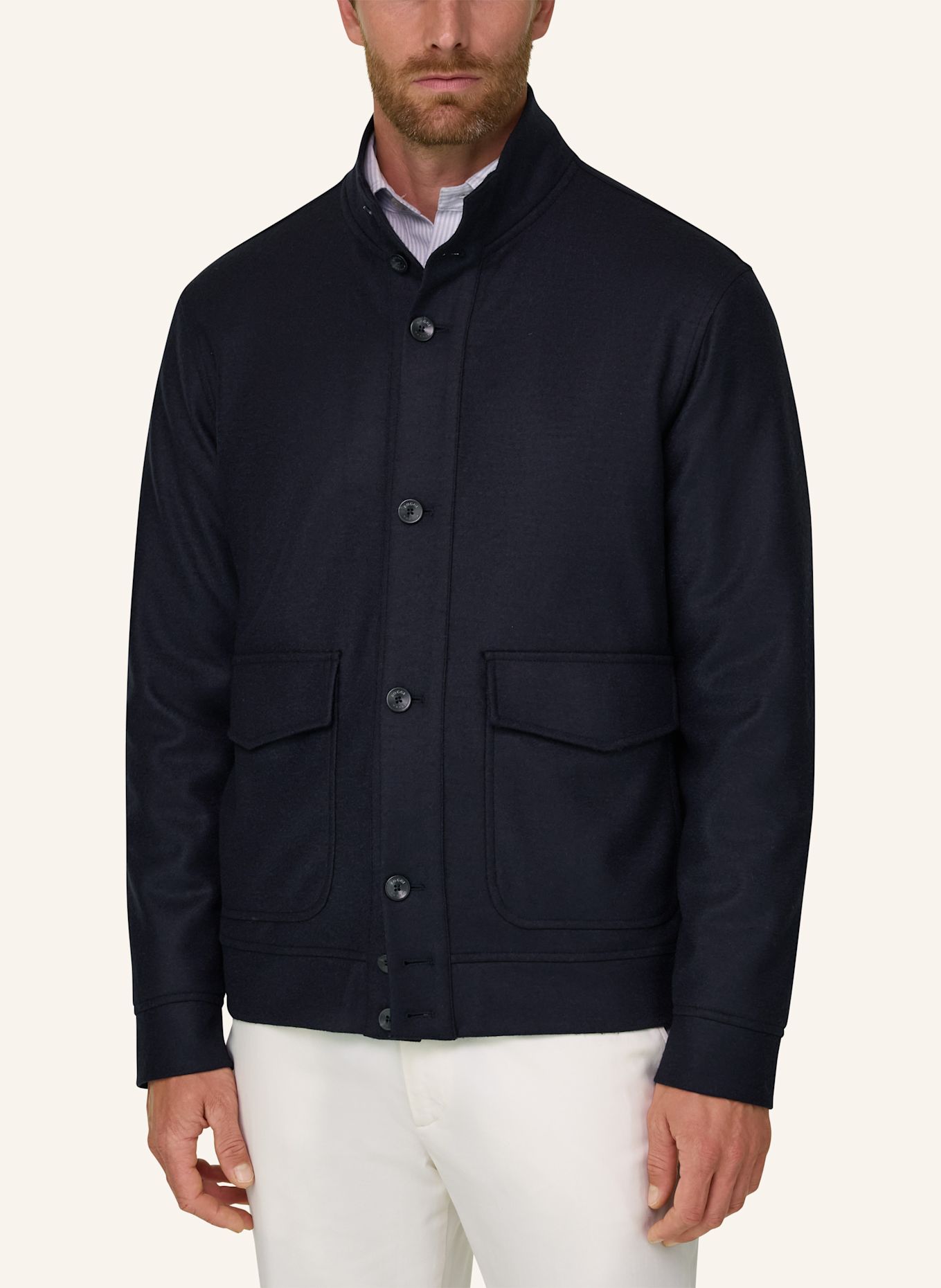 BOGGI MILANO Pea coat: BLUE
