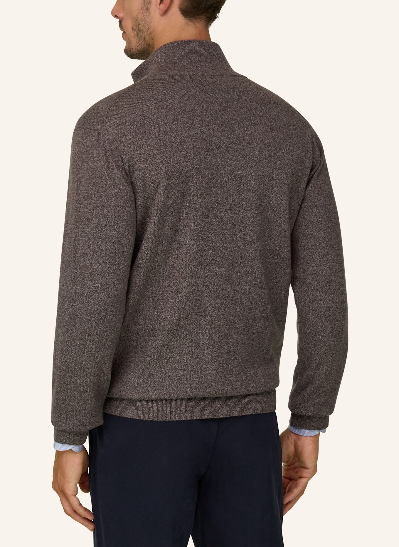 BOGGI MILANO Sweater: BEIGE
