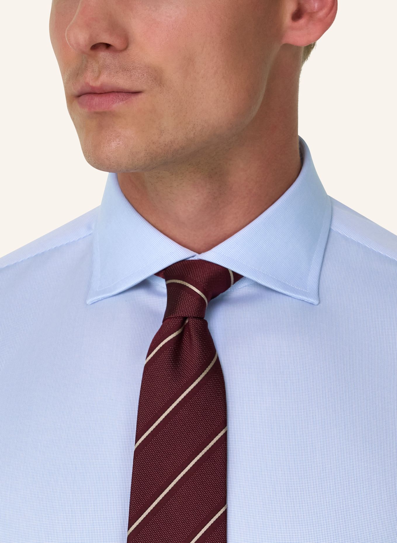 BOGGI MILANO Shirt: LIGHT BLUE