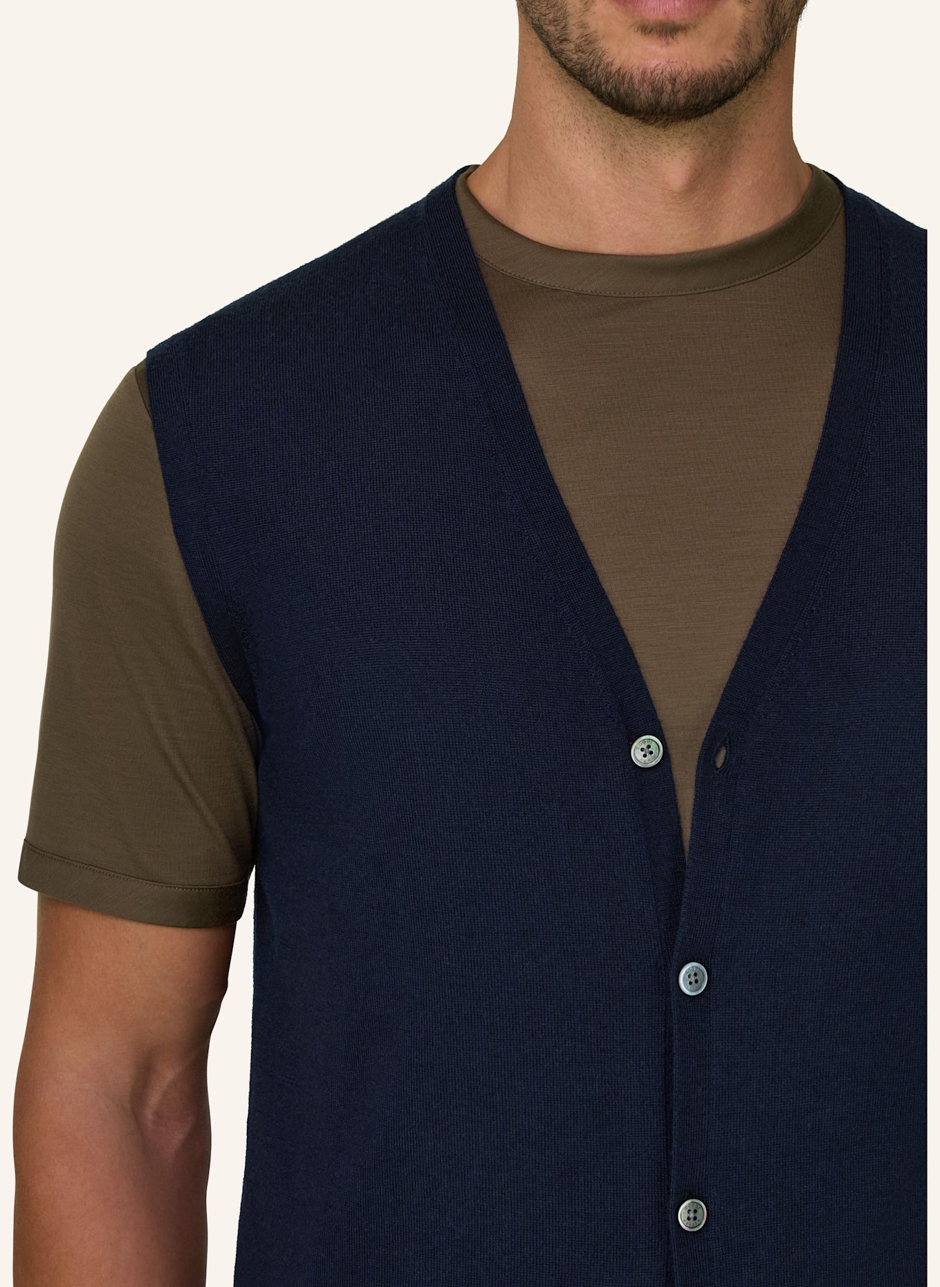 BOGGI MILANO Cashmere turtleneck sweater: BLUE