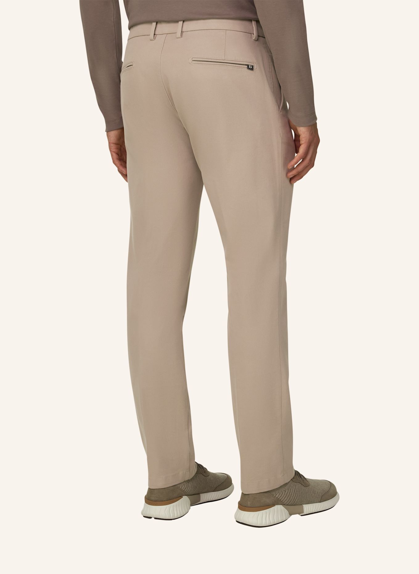 BOGGI MILANO Corduroy pants: BROWN