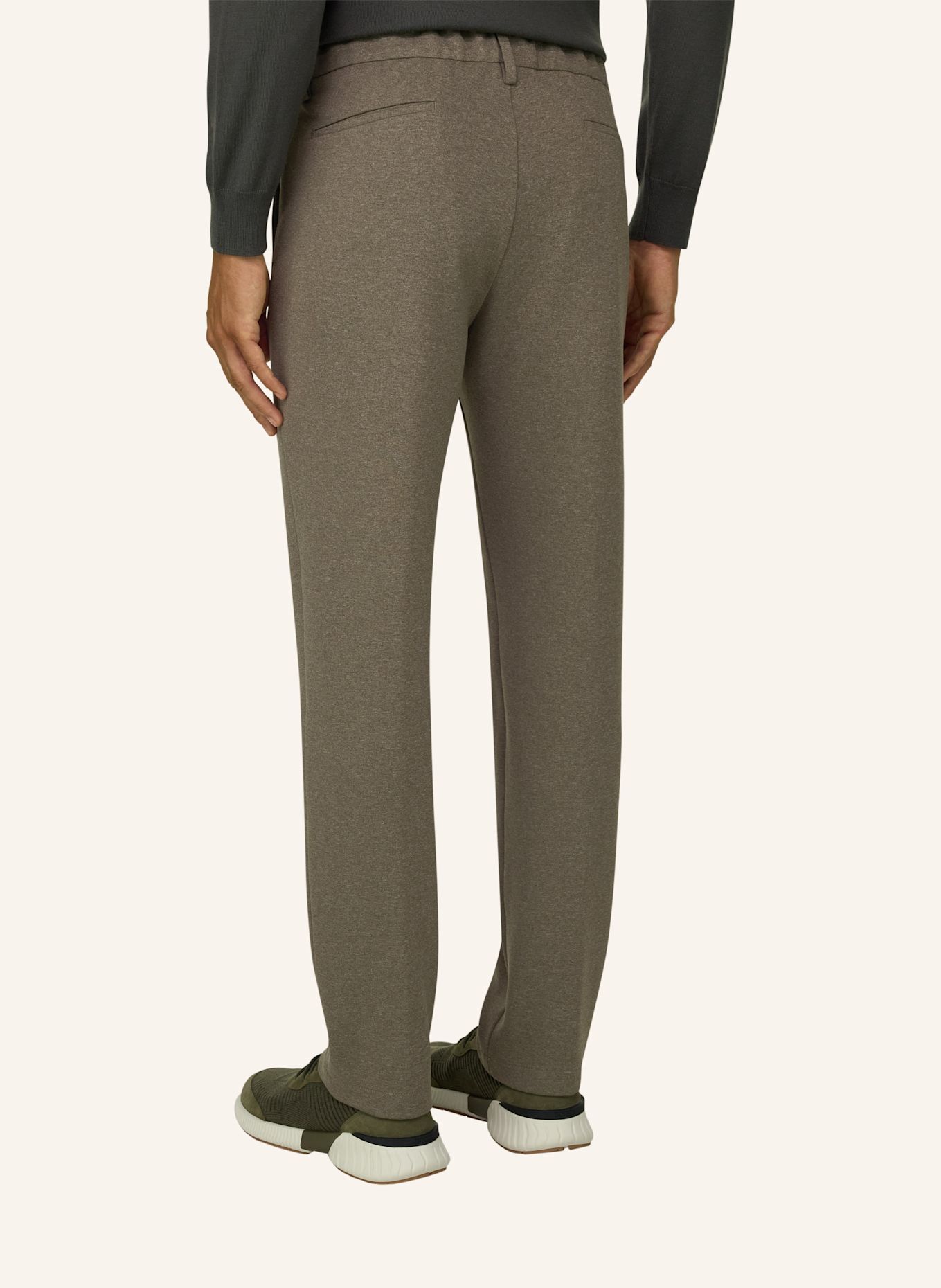 BOGGI MILANO Corduroy pants: BROWN
