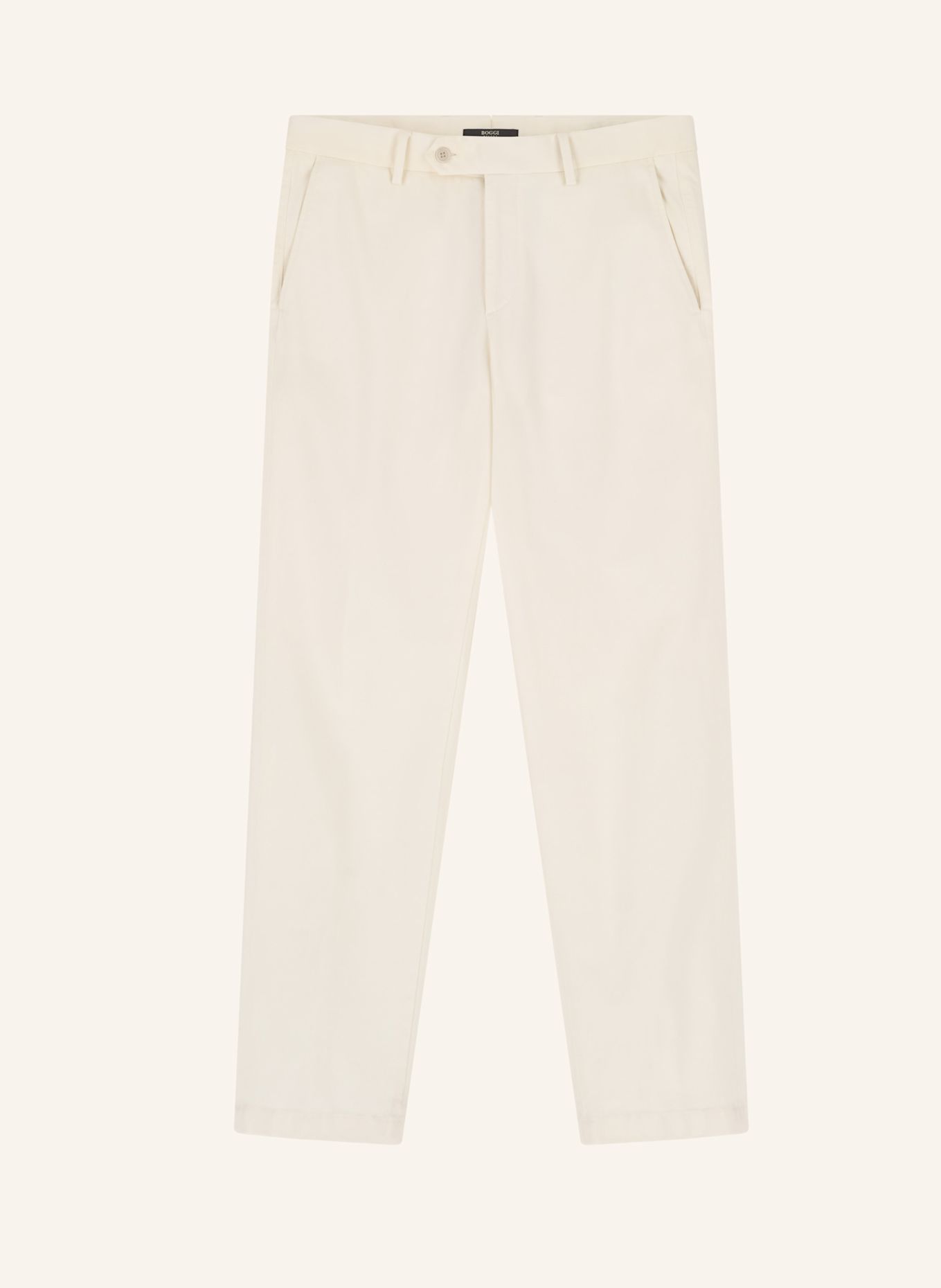 BOGGI MILANO Cordhose: WEISS
