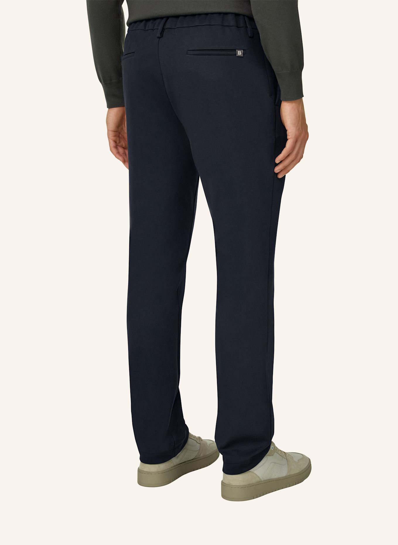 BOGGI MILANO Corduroy pants: BLUE