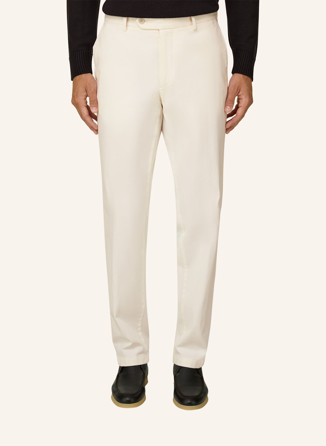 BOGGI MILANO Cordhose: WEISS