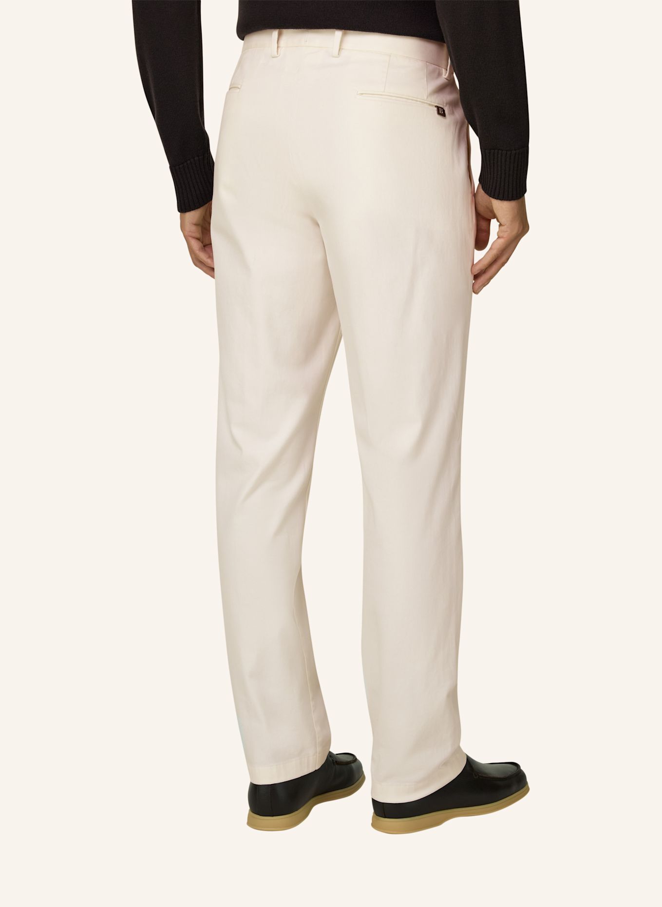 BOGGI MILANO Cordhose: WEISS