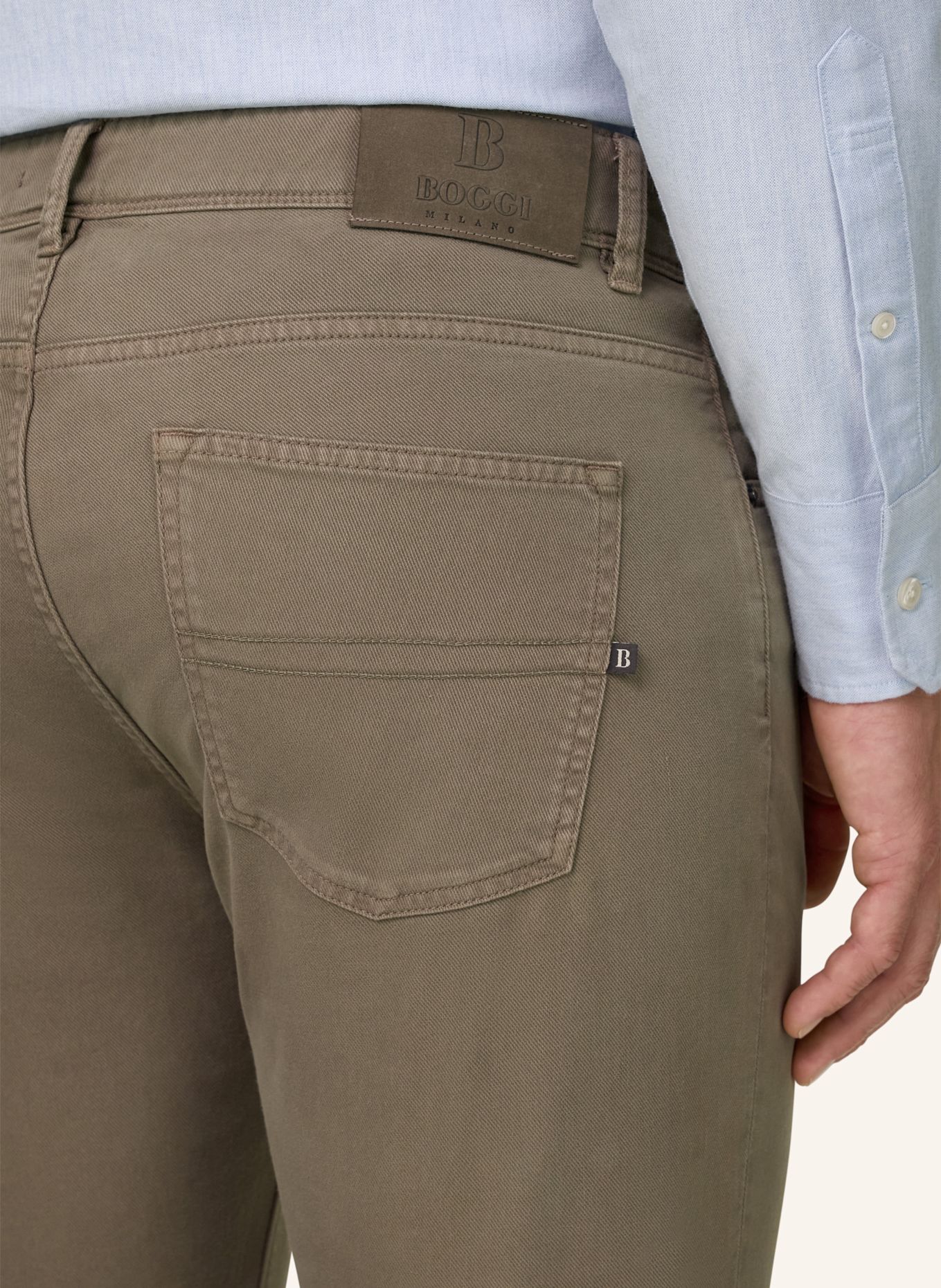 BOGGI MILANO Jeans: DUNKELGRAU