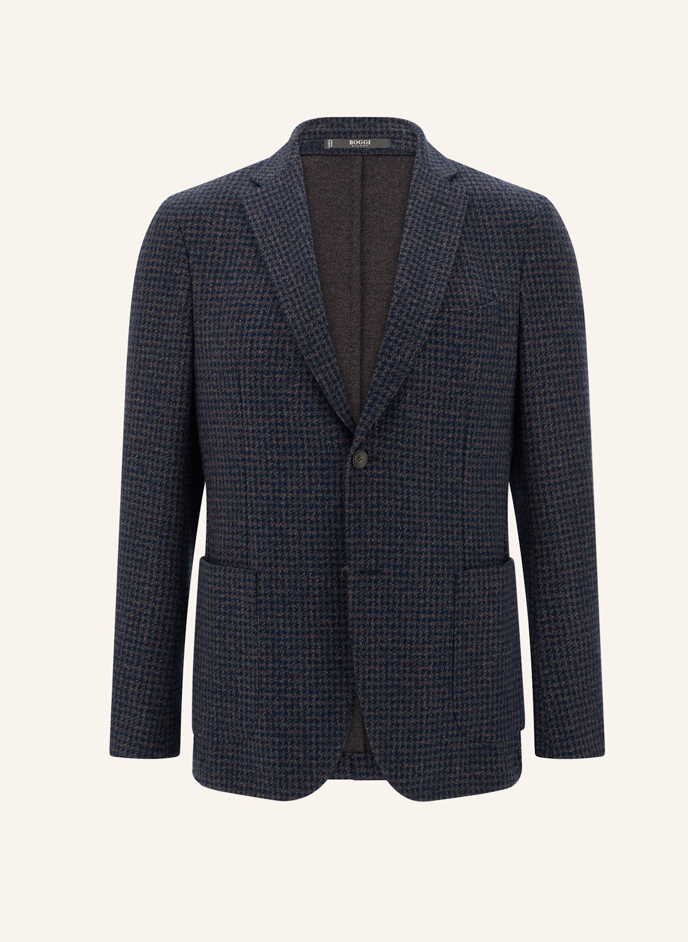 BOGGI MILANO Sweat-Colbert: DONKERBLAUW
