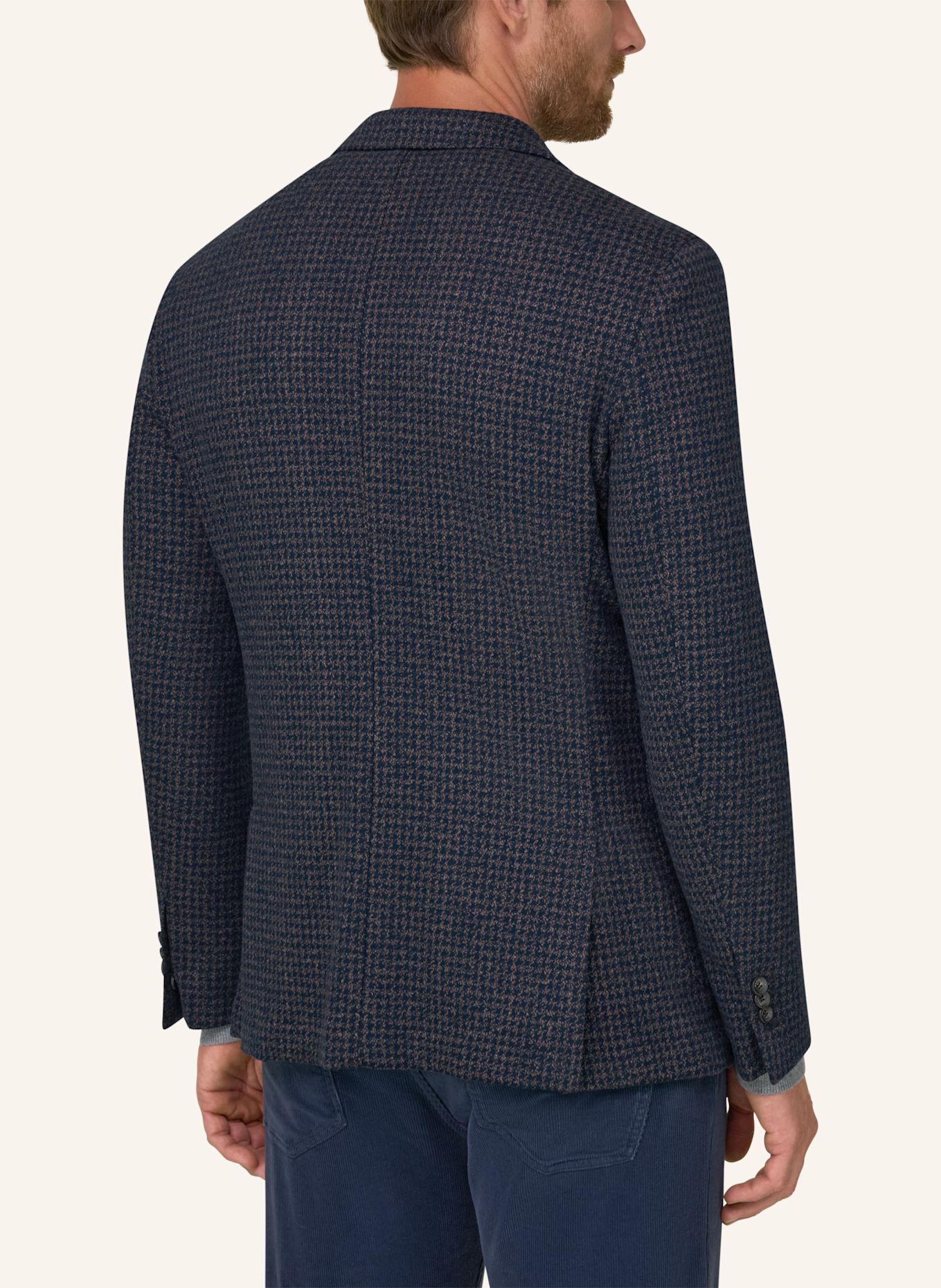 BOGGI MILANO Sweat-Colbert: DONKERBLAUW