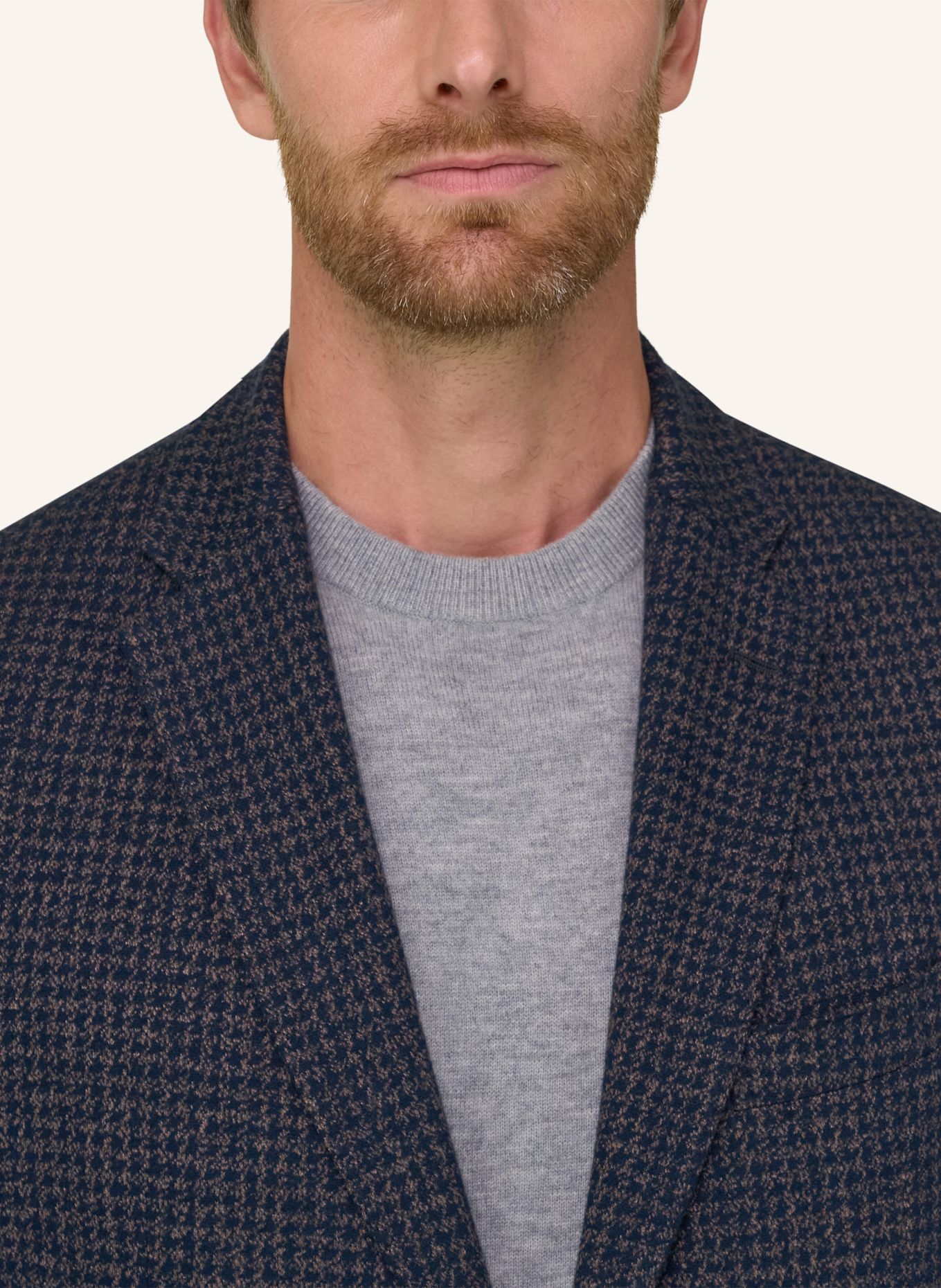 BOGGI MILANO Sweat-Colbert: DONKERBLAUW