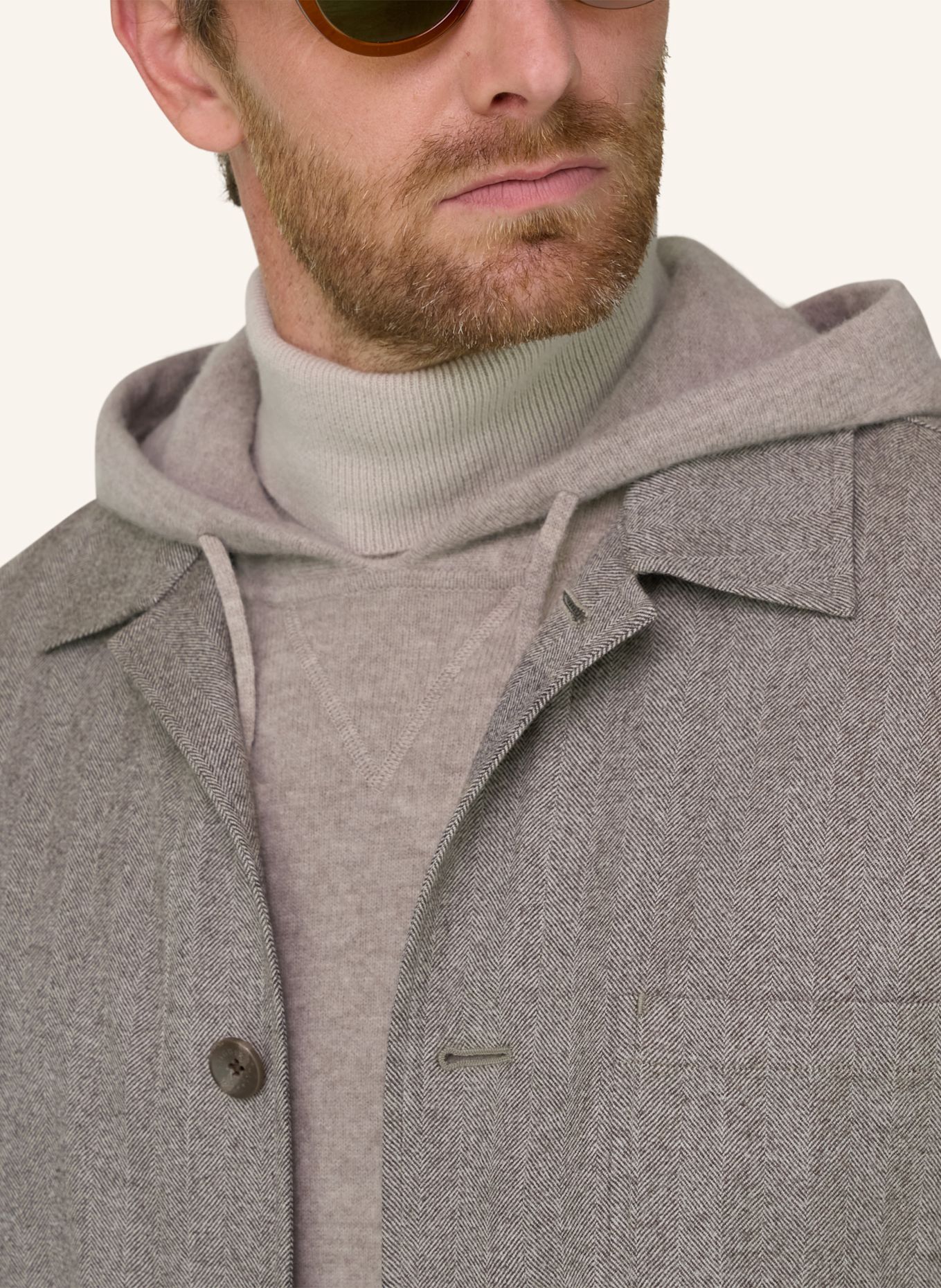 BOGGI MILANO Overjacket: TAUPE