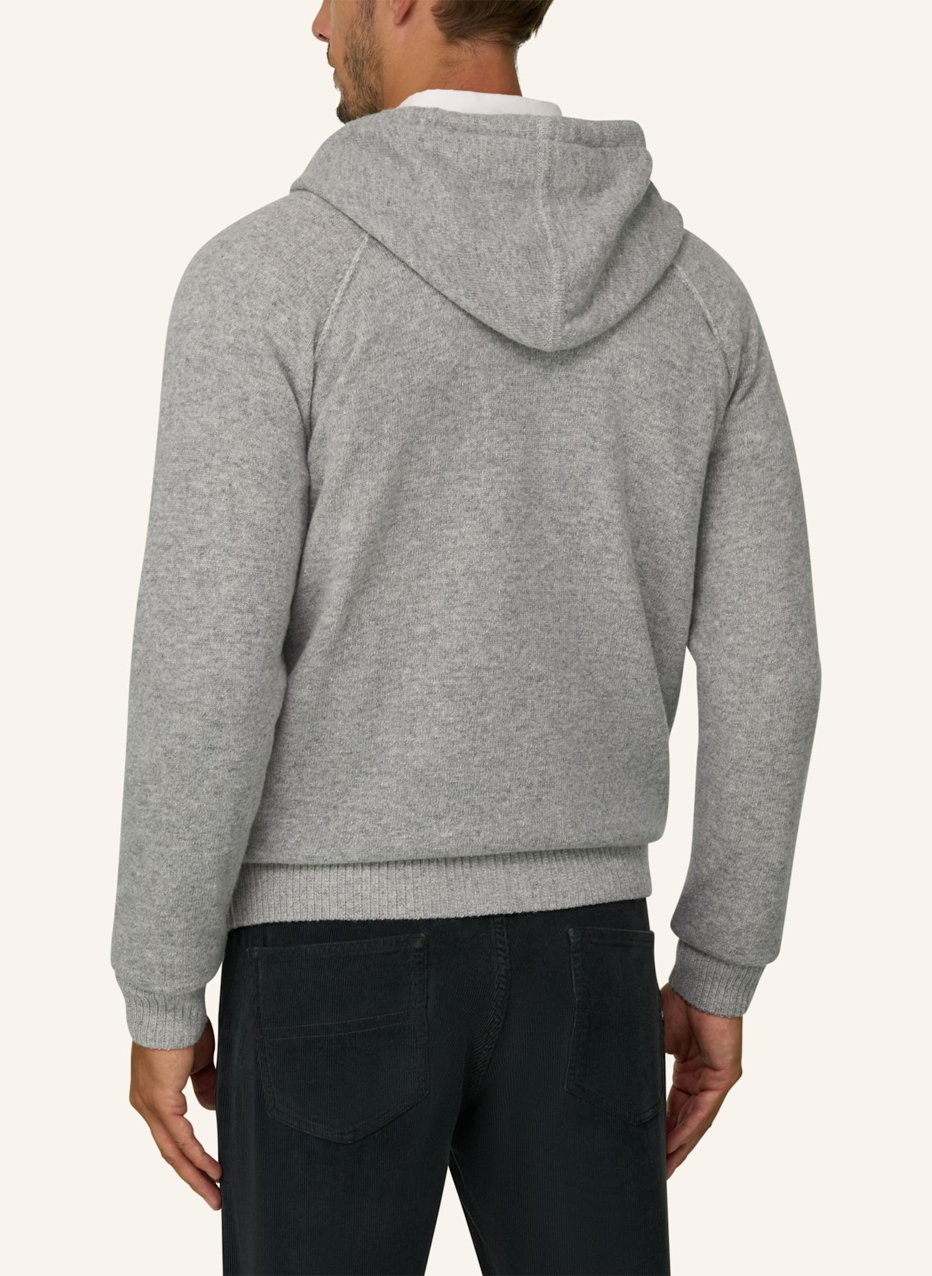 BOGGI MILANO Pullover: GRAU