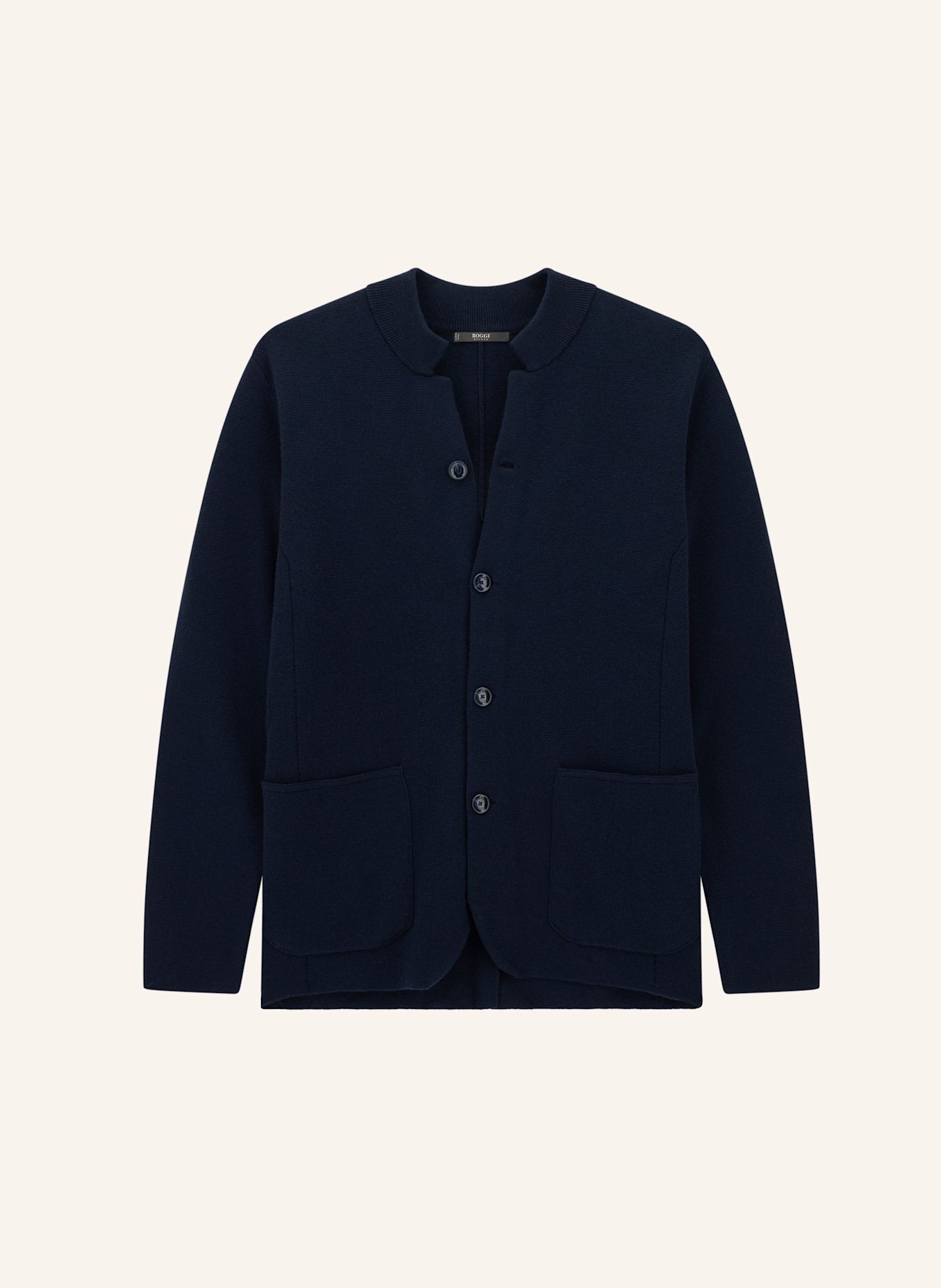 BOGGI MILANO Vest: BLAUW