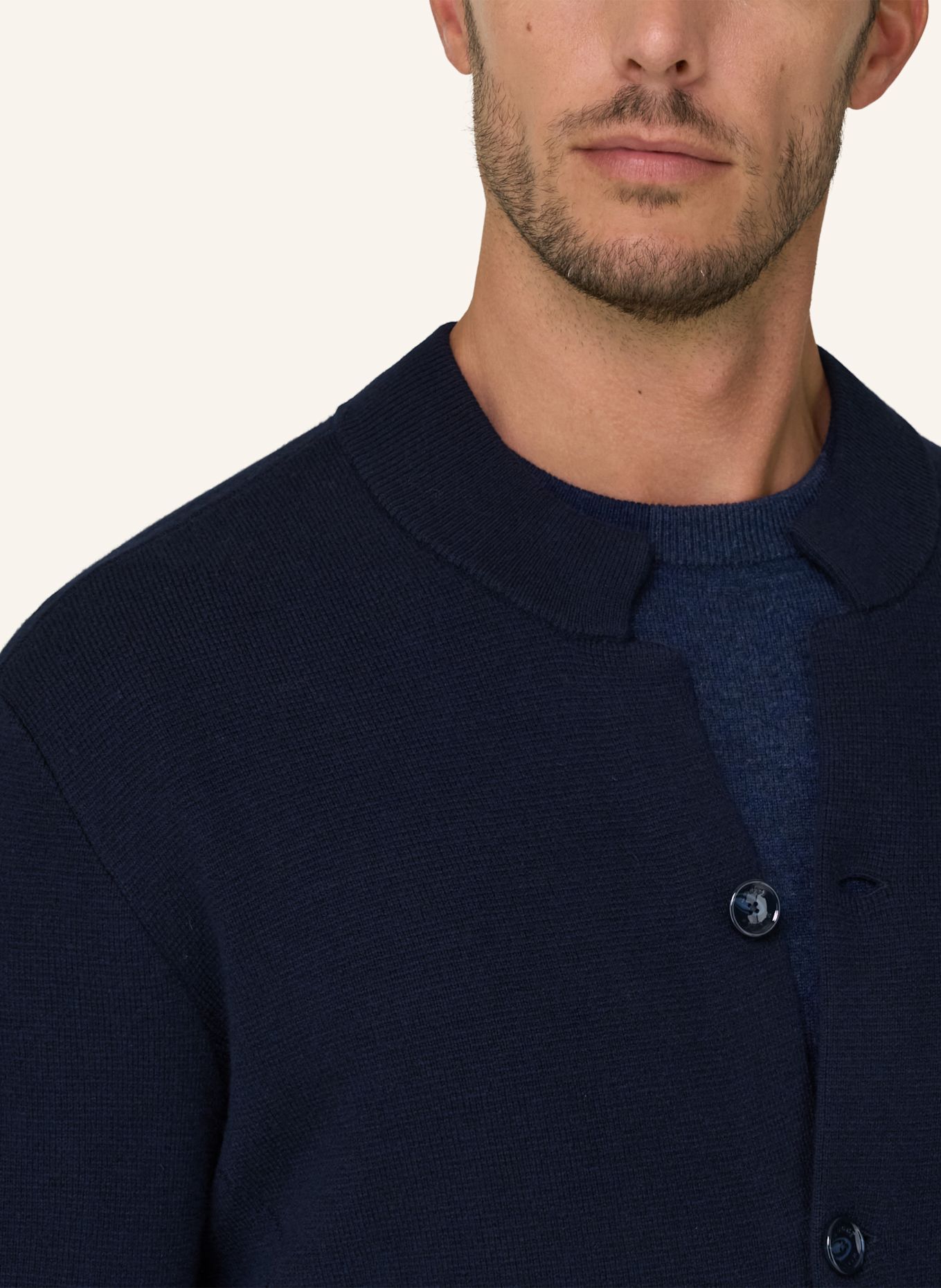 BOGGI MILANO Vest: BLAUW