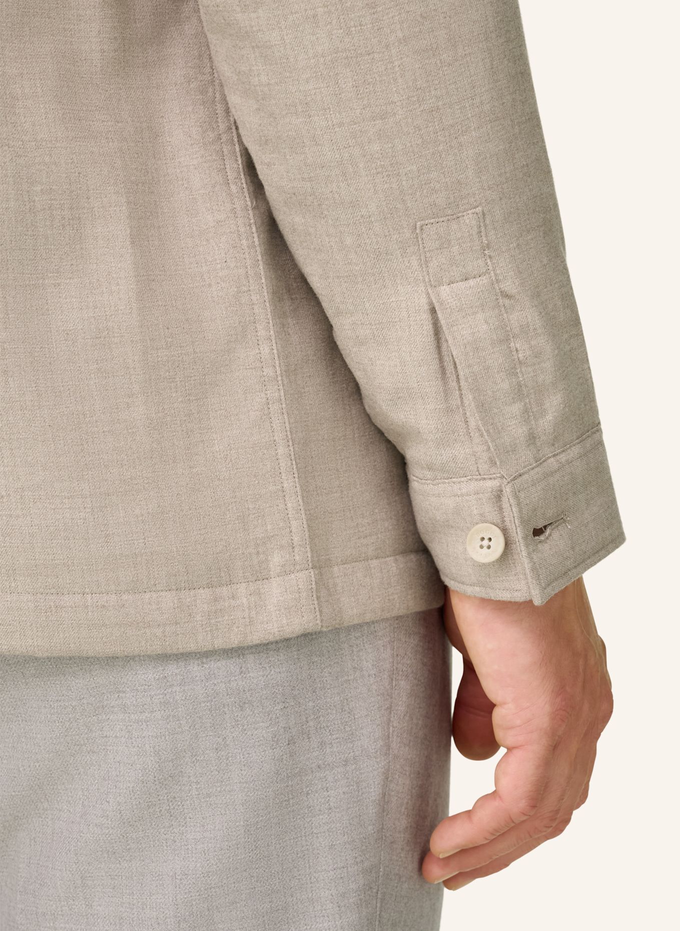 BOGGI MILANO Overshirt: BROWN