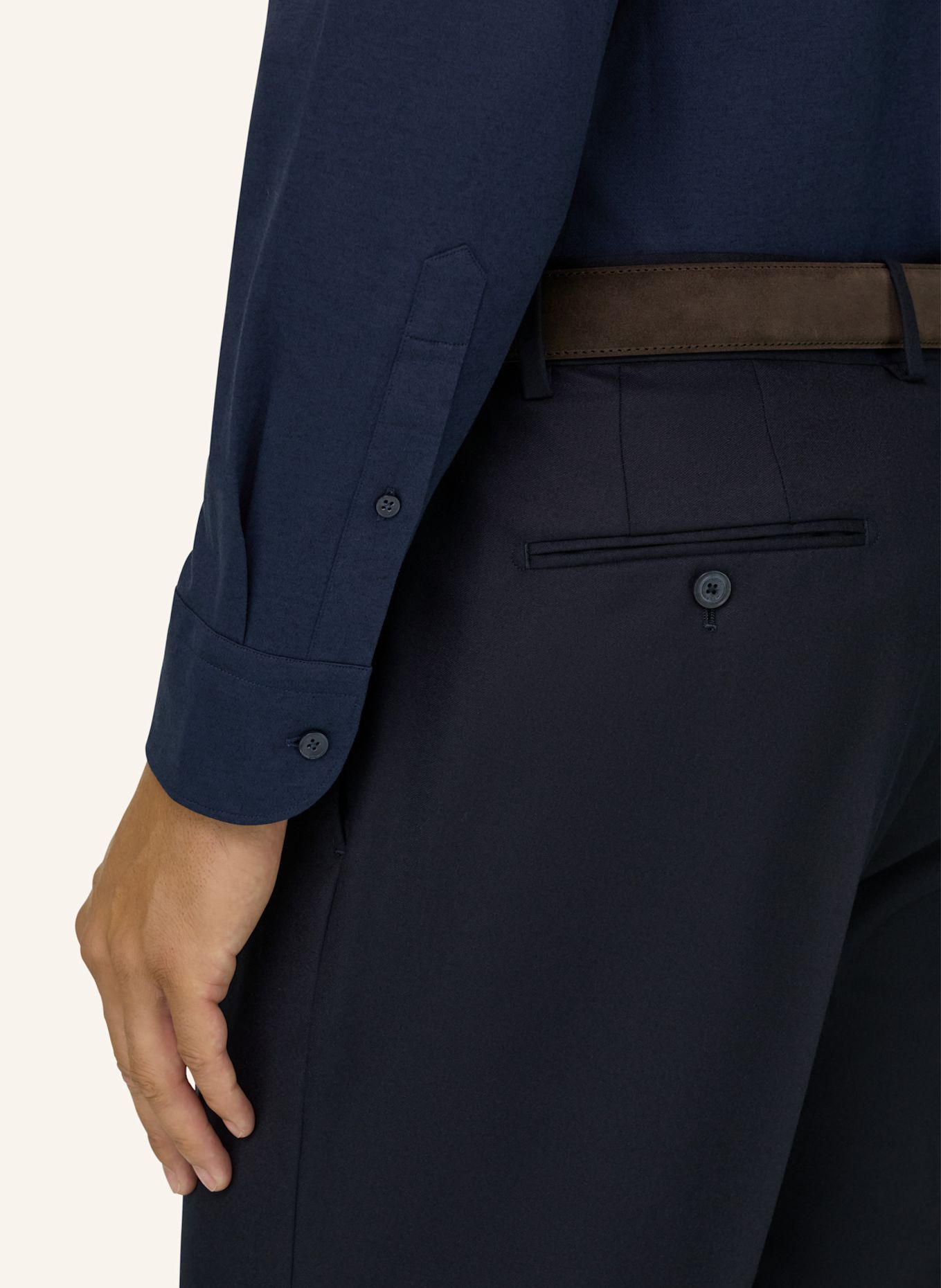 BOGGI MILANO Jerseyhemd Regular Fit: BLAU