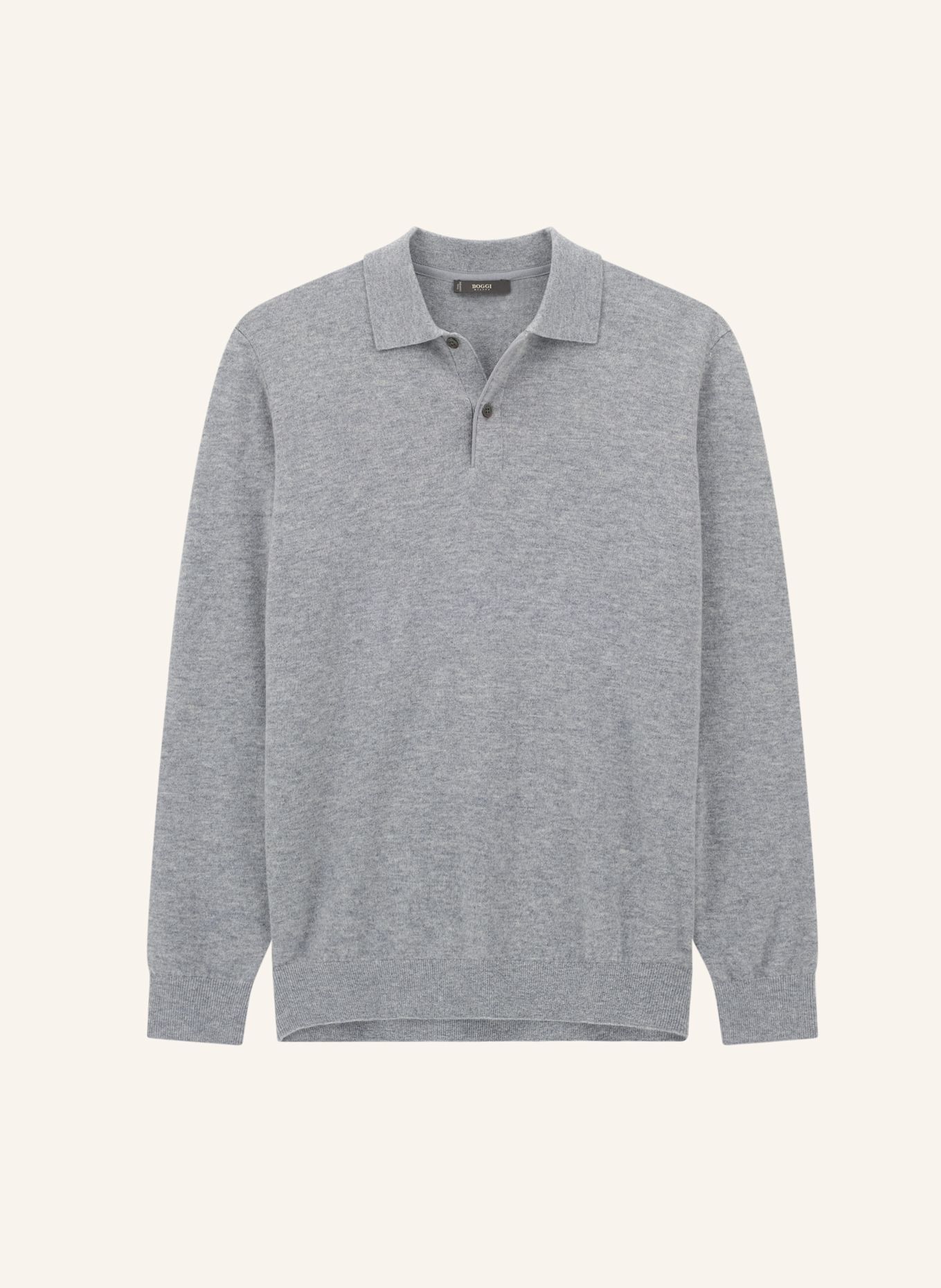 BOGGI MILANO Pullover: GRAU