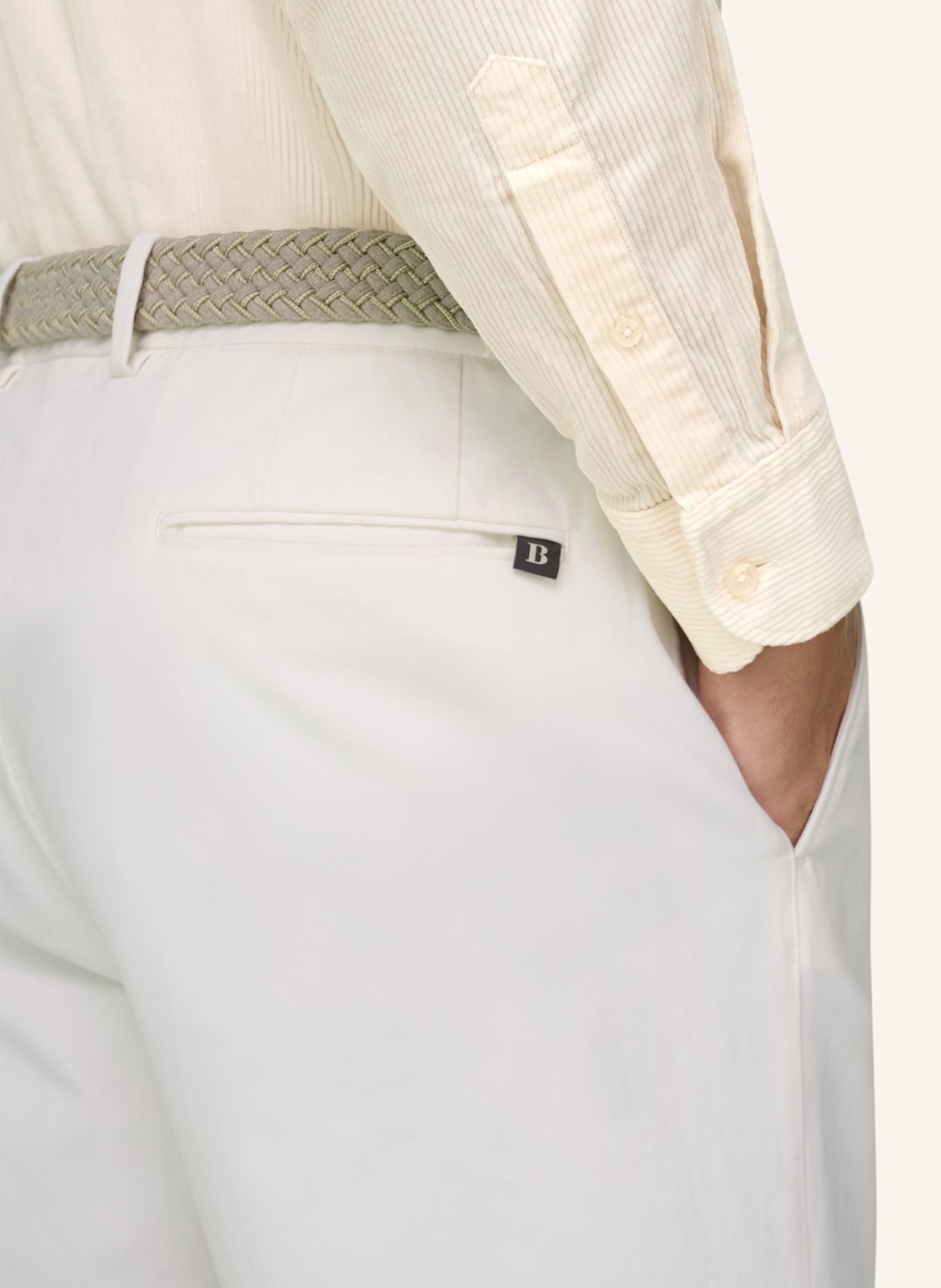 BOGGI MILANO Overshirt: WIT