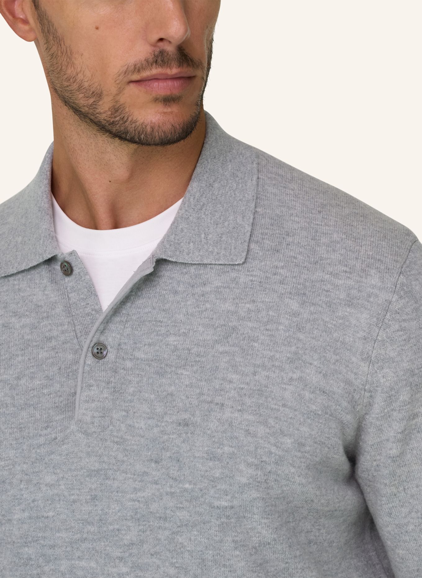 BOGGI MILANO Pullover: GRAU