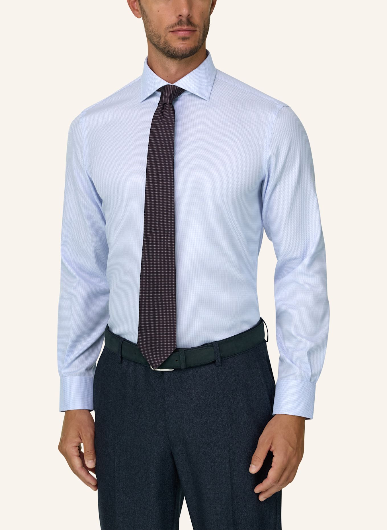 BOGGI MILANO Hemd: HELLBLAU