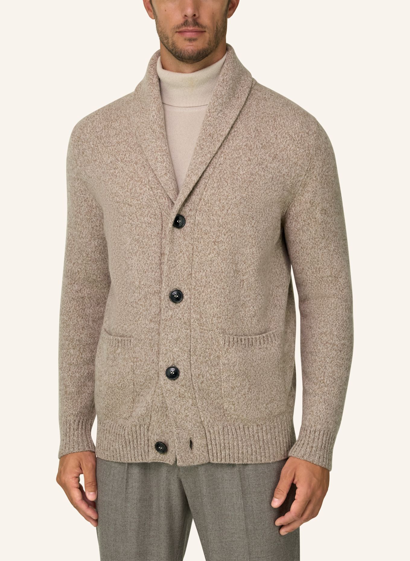 BOGGI MILANO Pullover: BEIGE