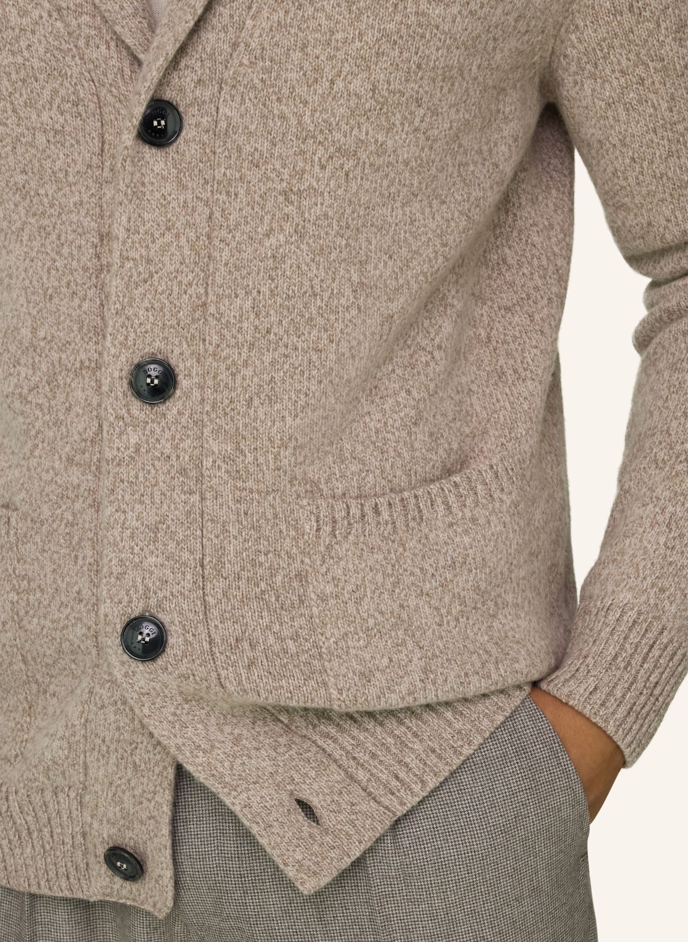 BOGGI MILANO Pullover: BEIGE
