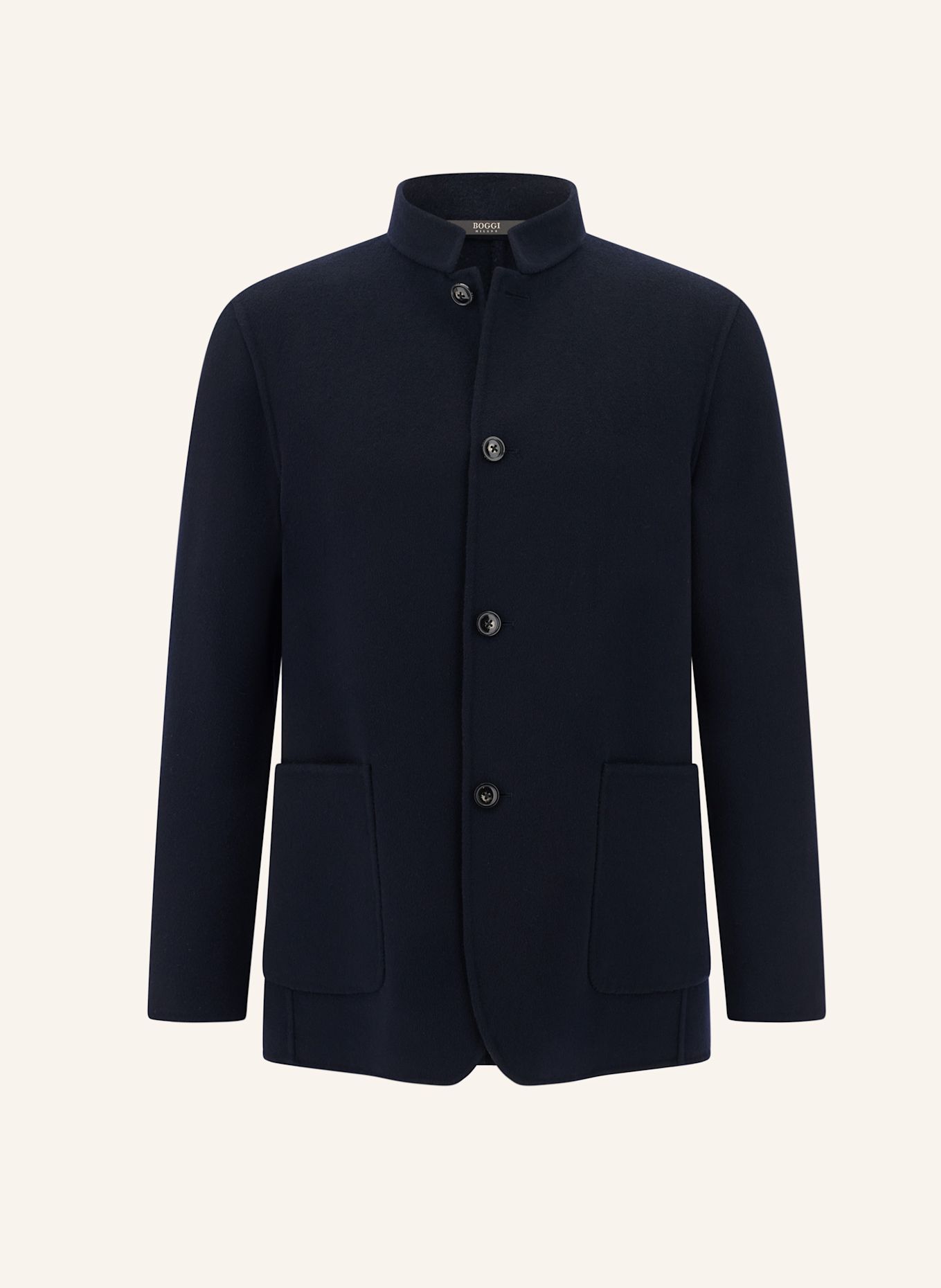 BOGGI MILANO Sweat-Colbert: DONKERBLAUW