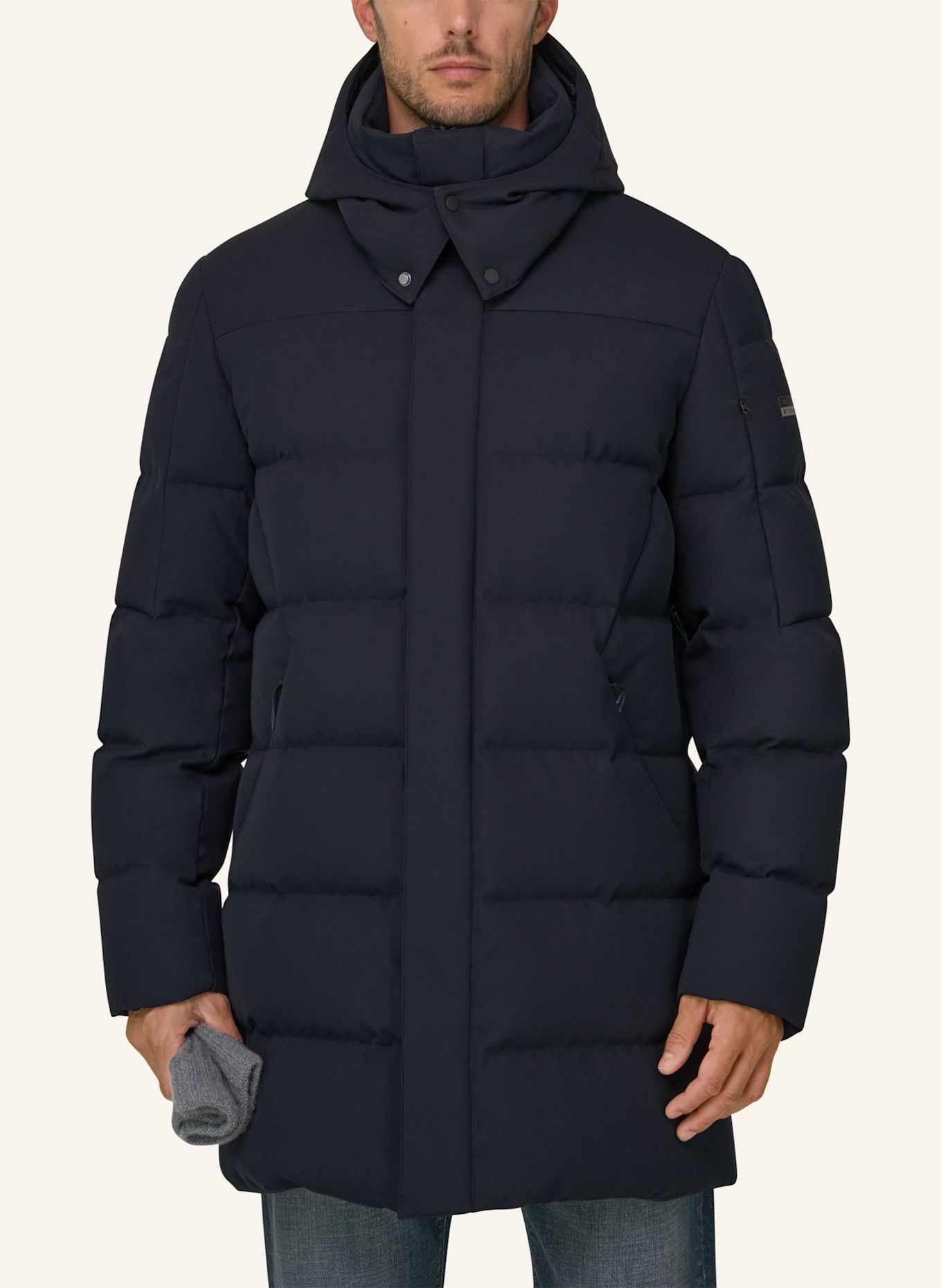 BOGGI MILANO Donsmantel: BLAUW