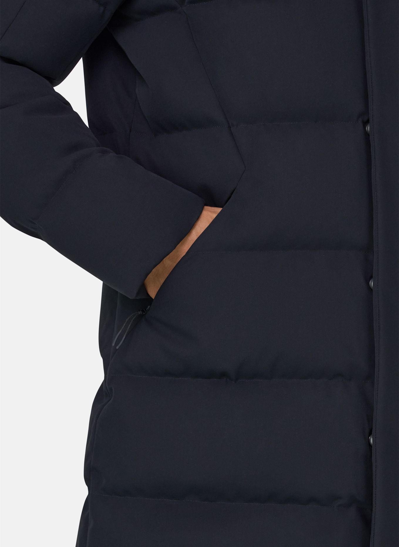 BOGGI MILANO Donsmantel: BLAUW
