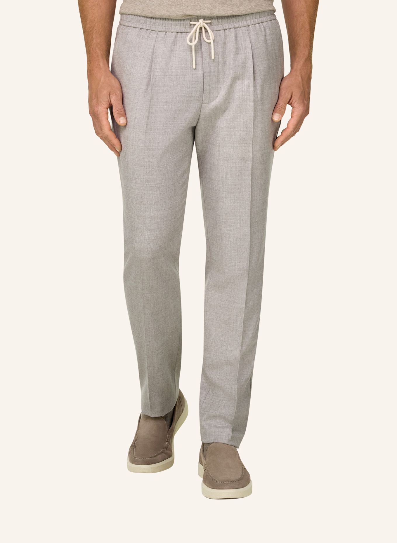 BOGGI MILANO Cordbroek: BRUIN