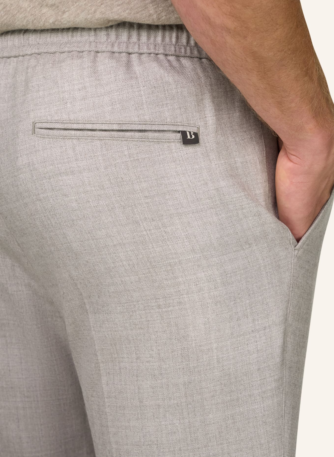 BOGGI MILANO Cordbroek: BRUIN