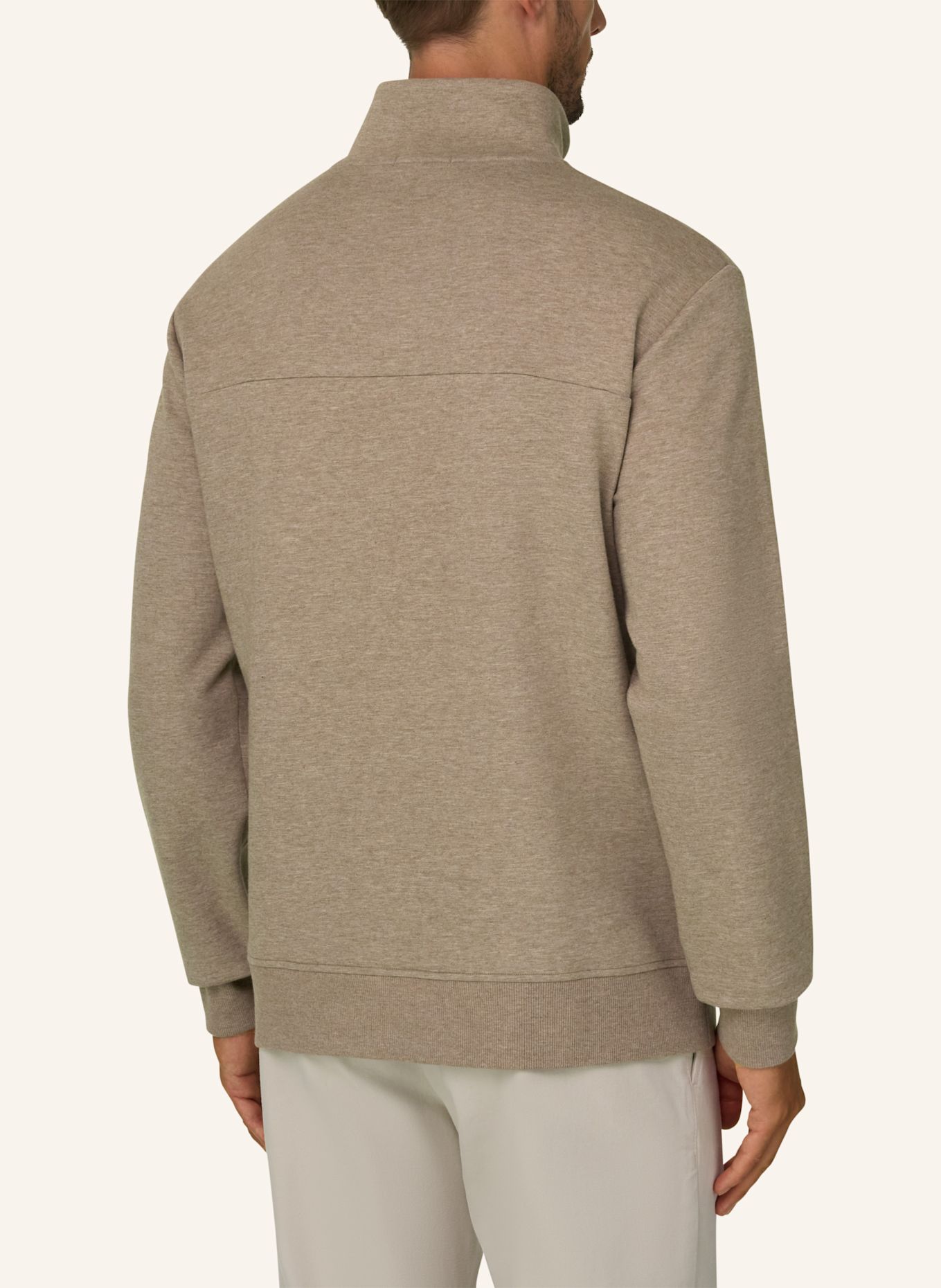 BOGGI MILANO Sweatjacke: BEIGE