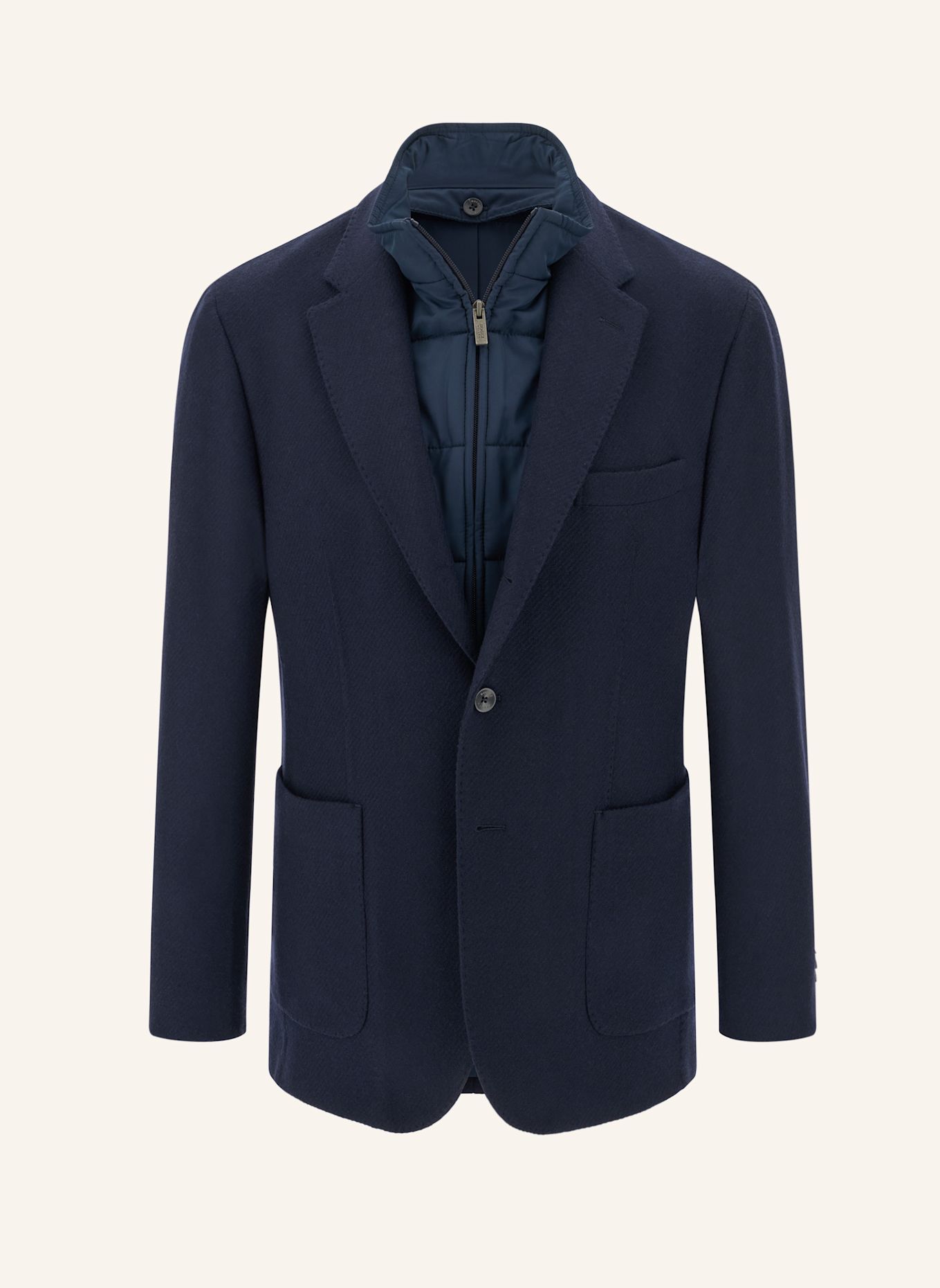 BOGGI MILANO Sweat-Sakko: DUNKELBLAU