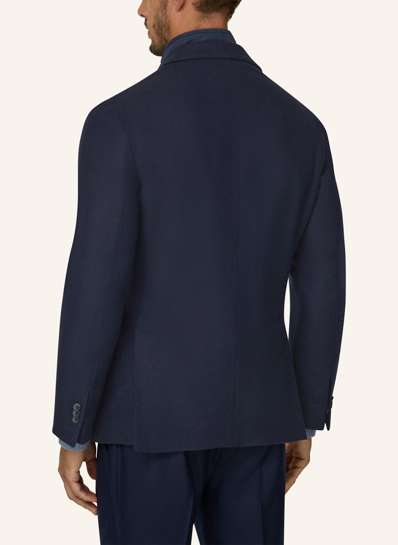 BOGGI MILANO Sweat-Sakko: DUNKELBLAU
