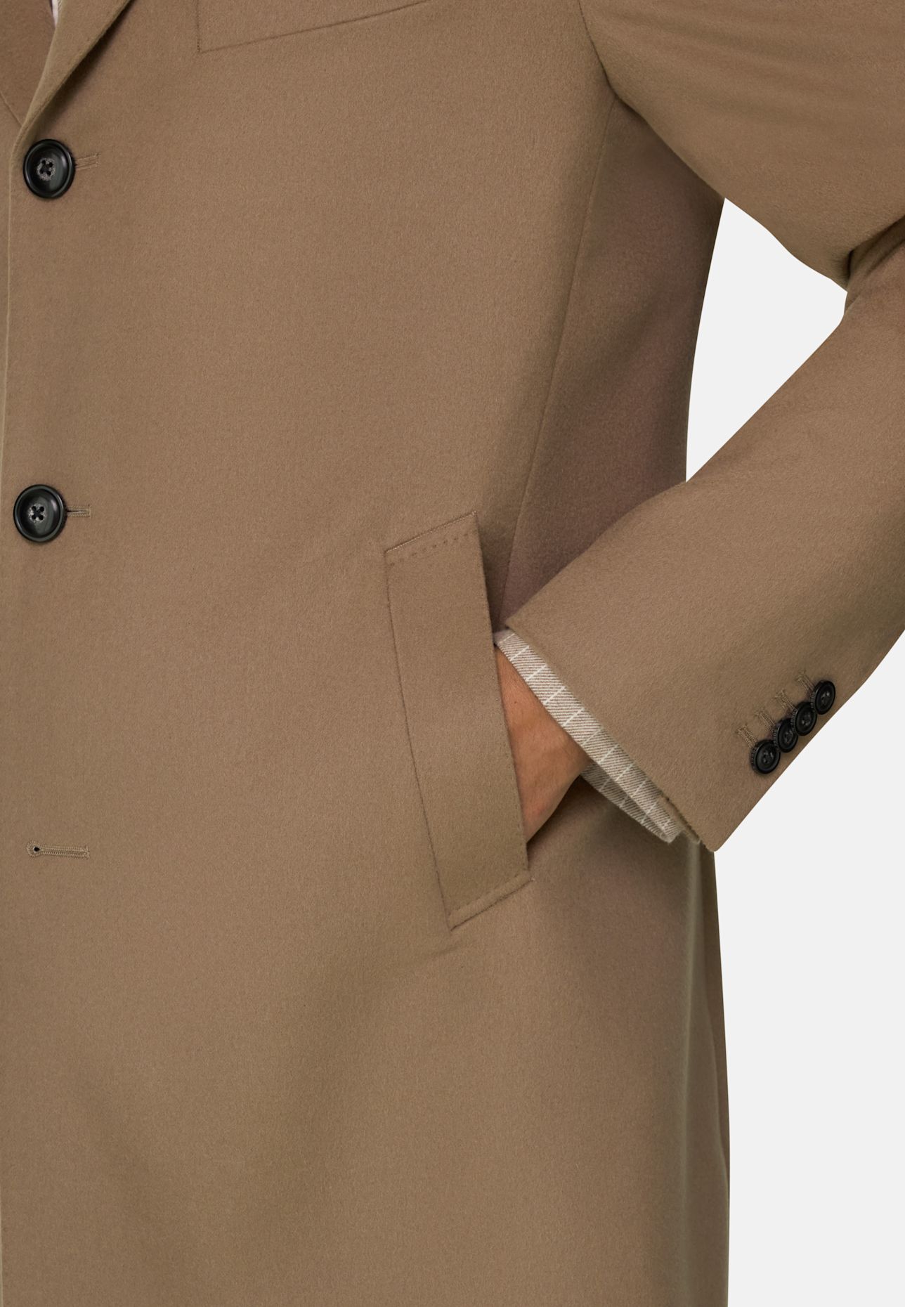 BOGGI MILANO Mantel: CAMEL