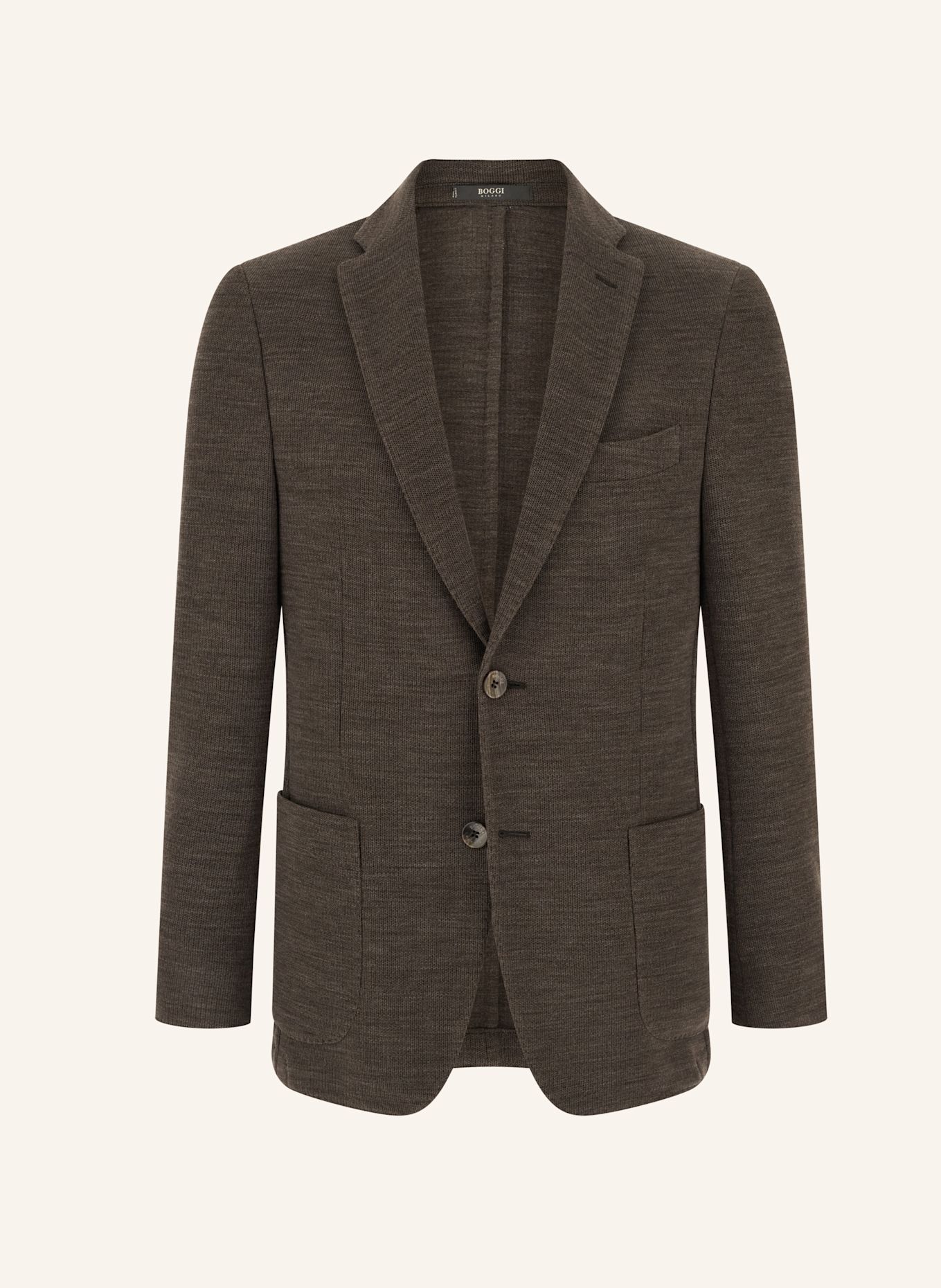 BOGGI MILANO Sweat-Sakko: BRAUN