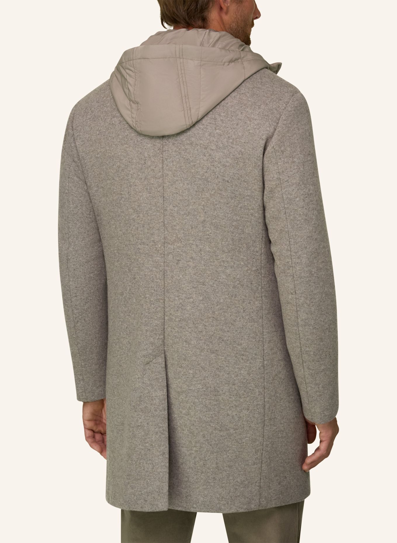 BOGGI MILANO Mantel: GRAU