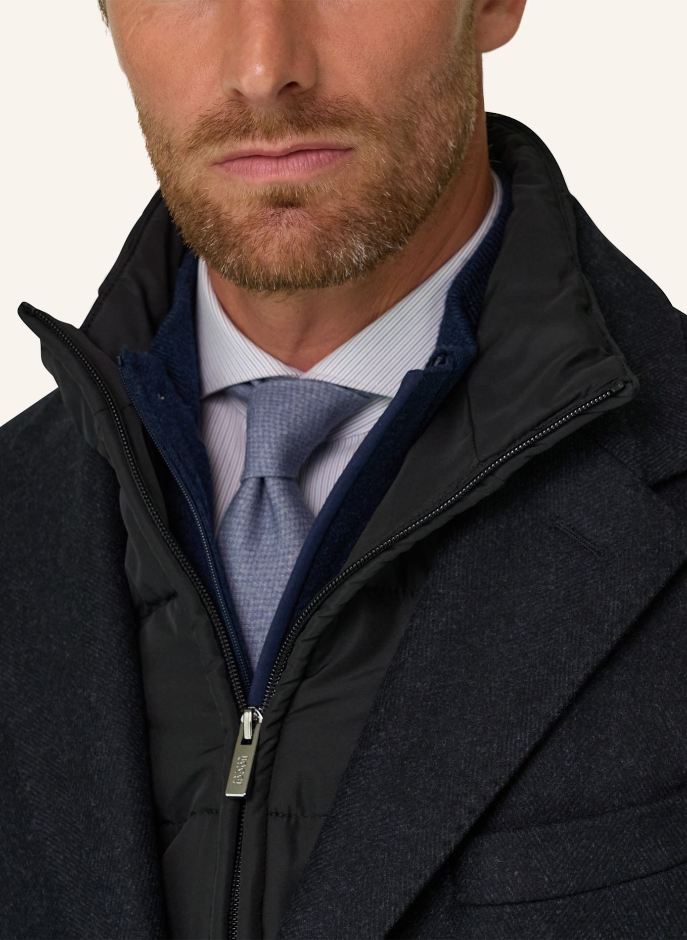 BOGGI MILANO Mantel: BLAU