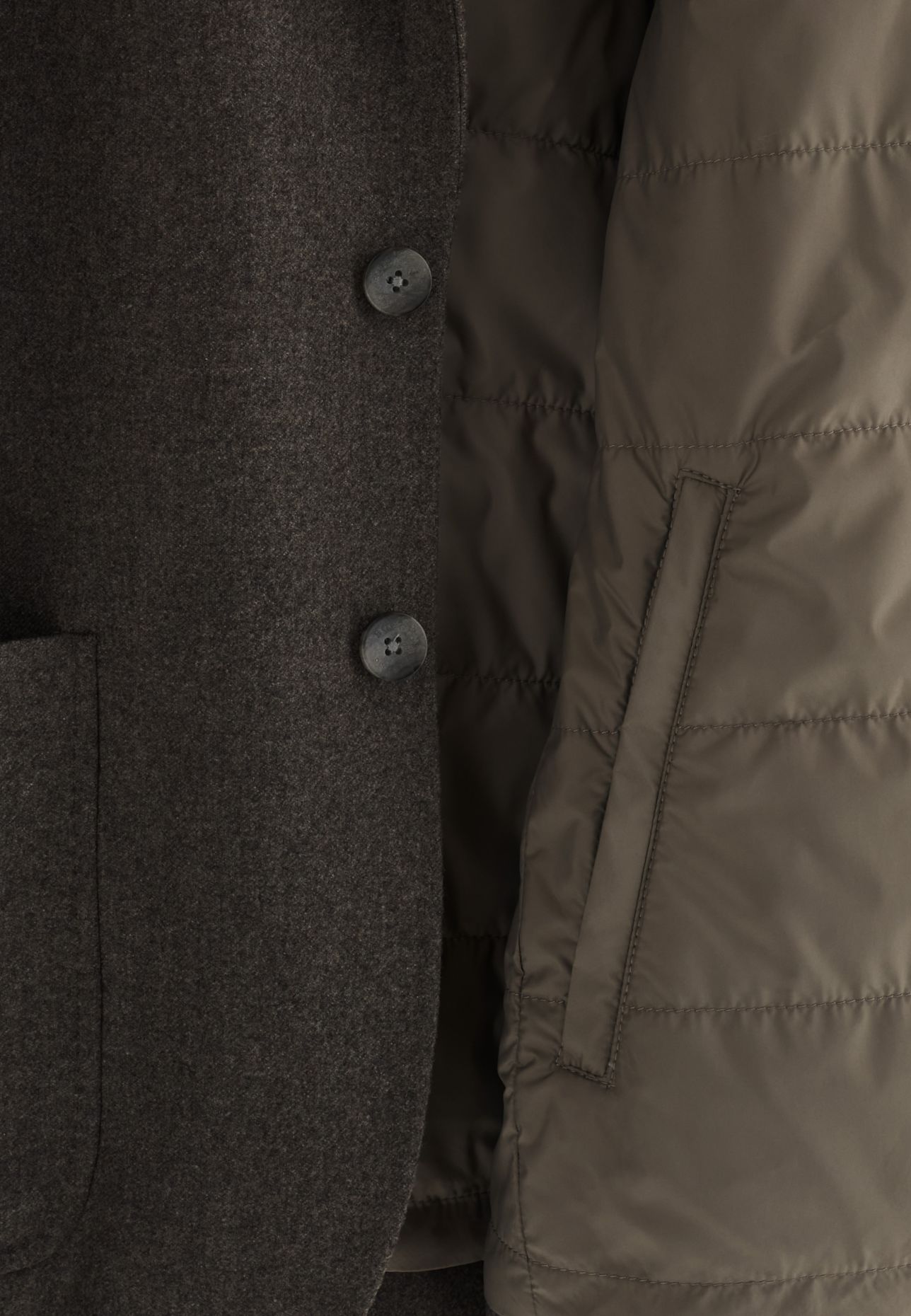 BOGGI MILANO Sweat-Sakko: TAUPE