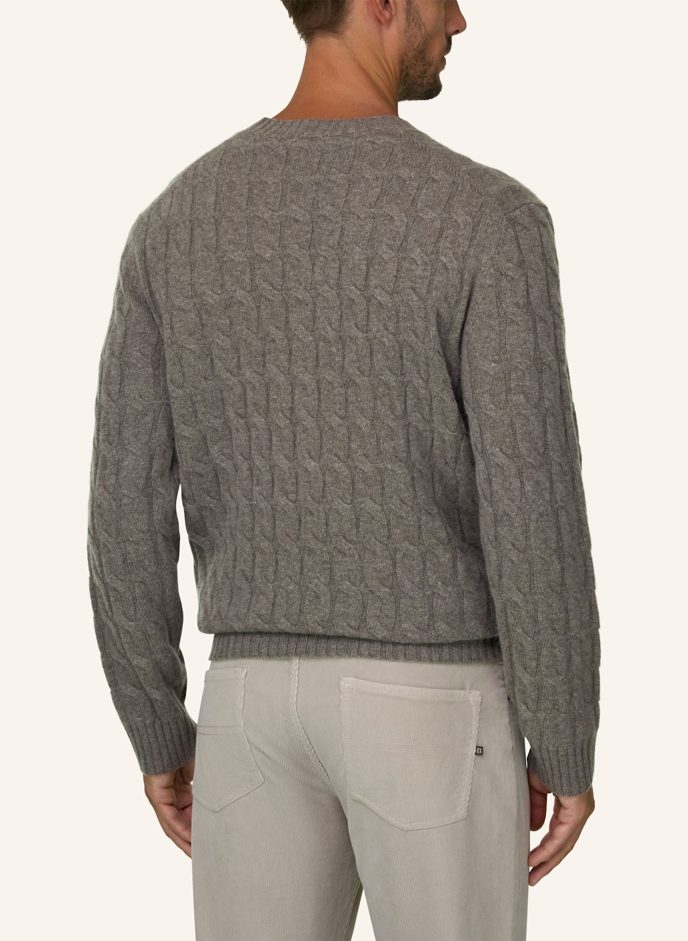BOGGI MILANO Pullover: BEIGE