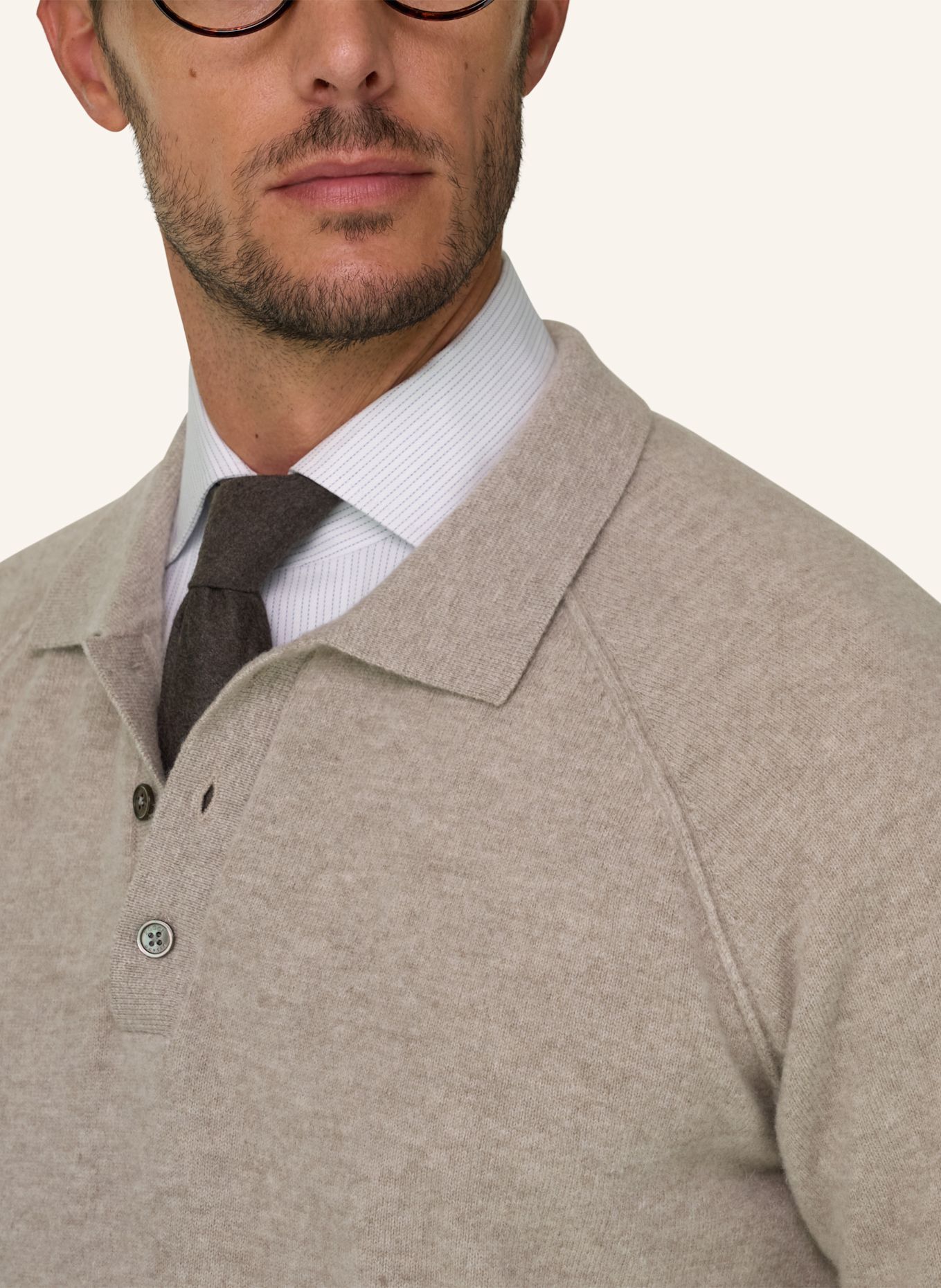 BOGGI MILANO Pullover: BRAUN