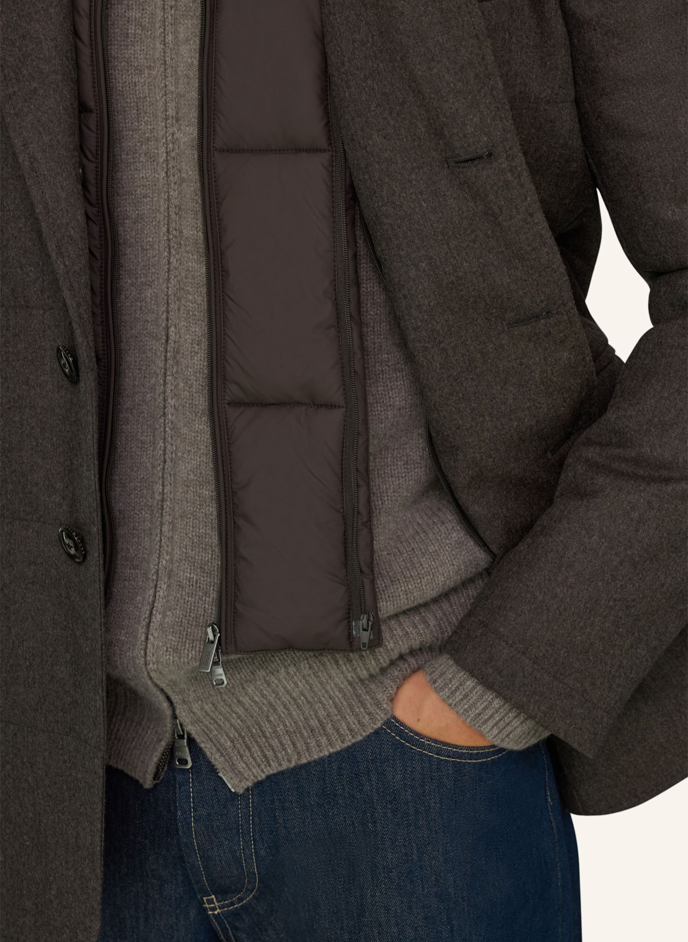 BOGGI MILANO Cabanjacke: BRAUN