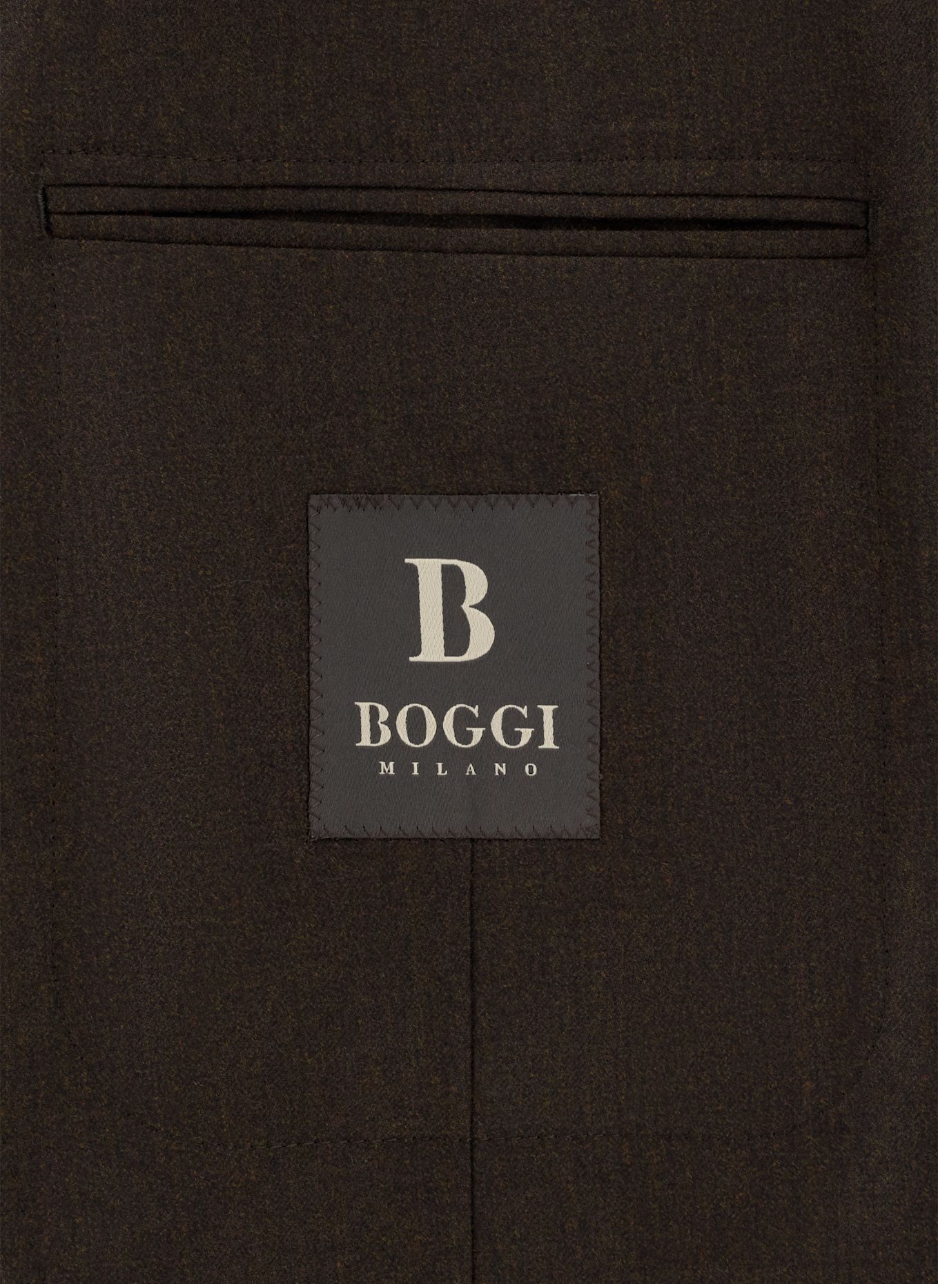 BOGGI MILANO Anzug: DUNKELBRAUN