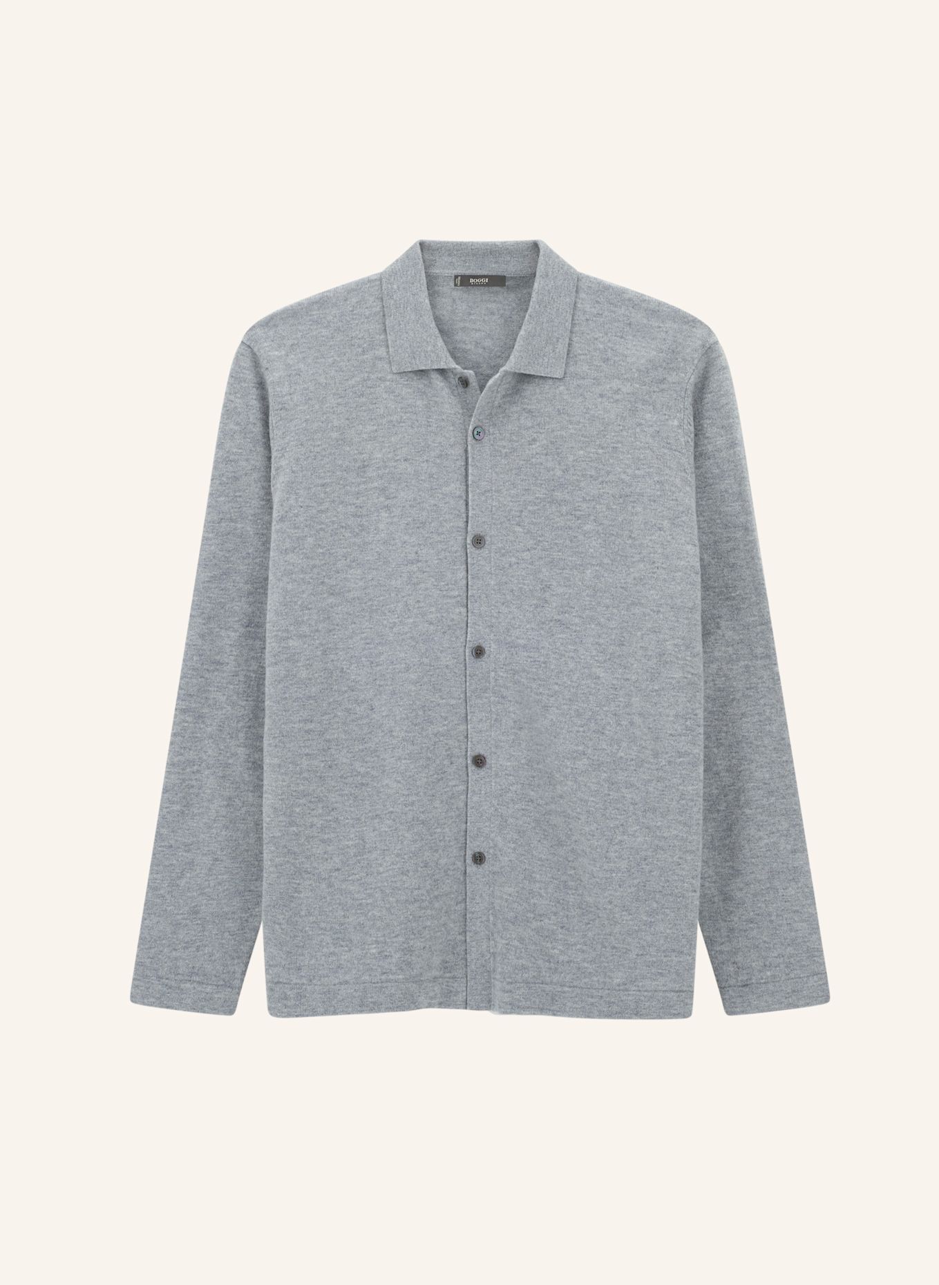 BOGGI MILANO Pullover: GRAU