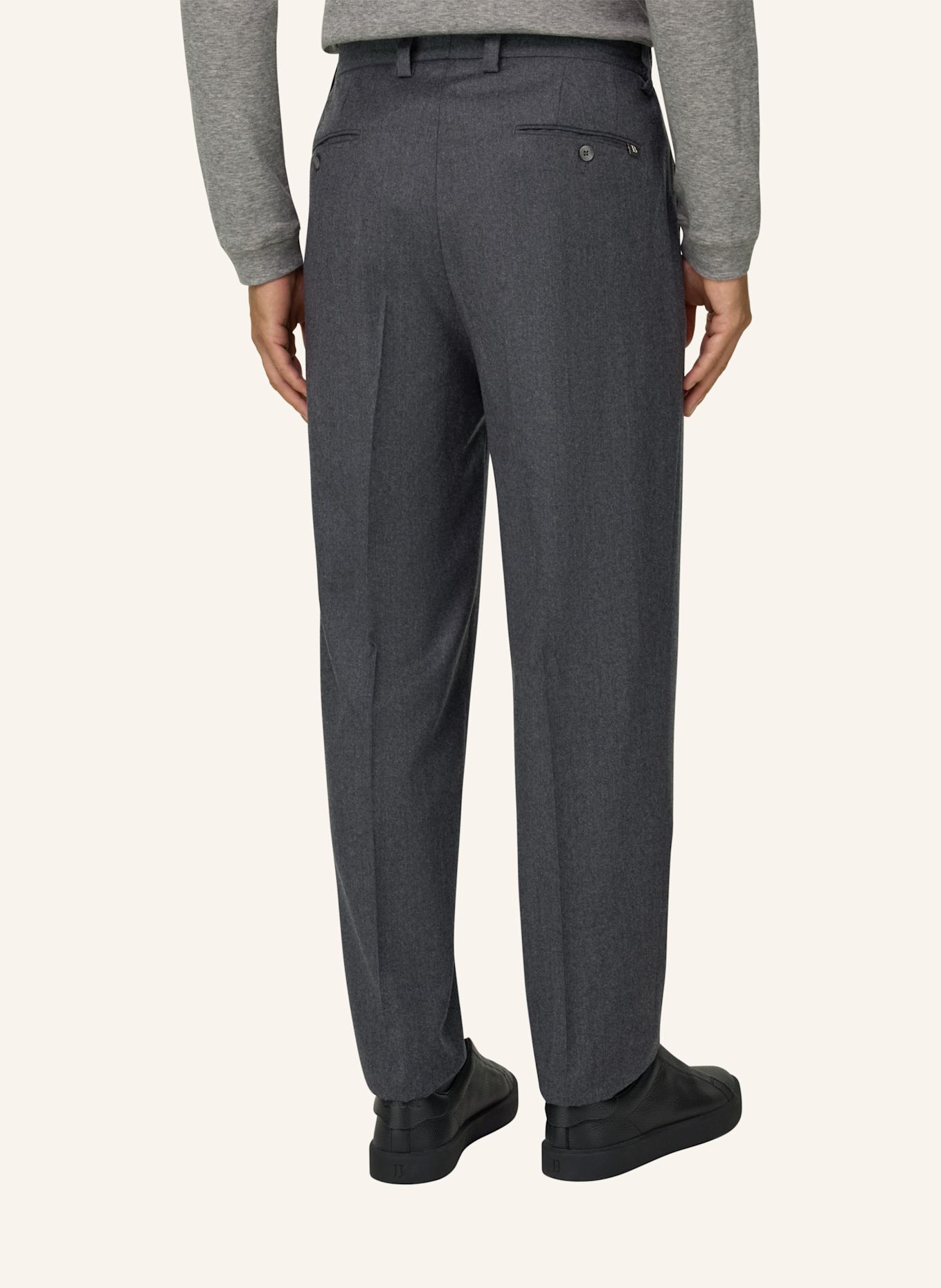 BOGGI MILANO Cordhose: GRAU